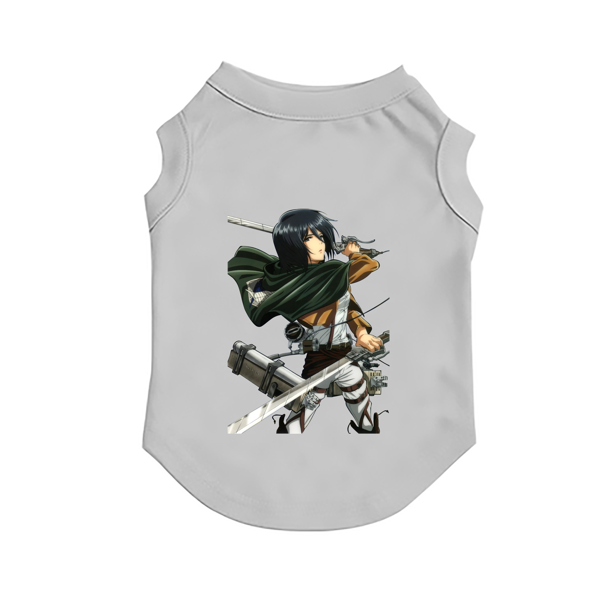 （画像用） 進撃の巨人 ミカサ·アッカーマン Attack on Titan Mikasa Ackerman ペット用ベスト