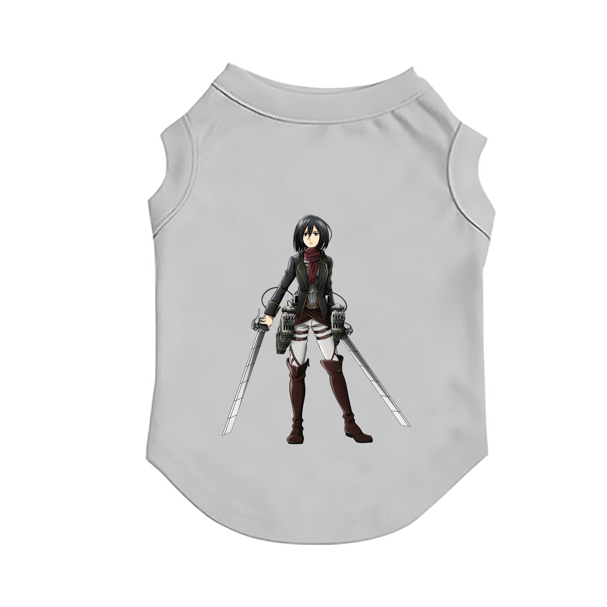 （画像用） 進撃の巨人 ミカサ·アッカーマン Attack on Titan Mikasa Ackerman ペット用ベスト