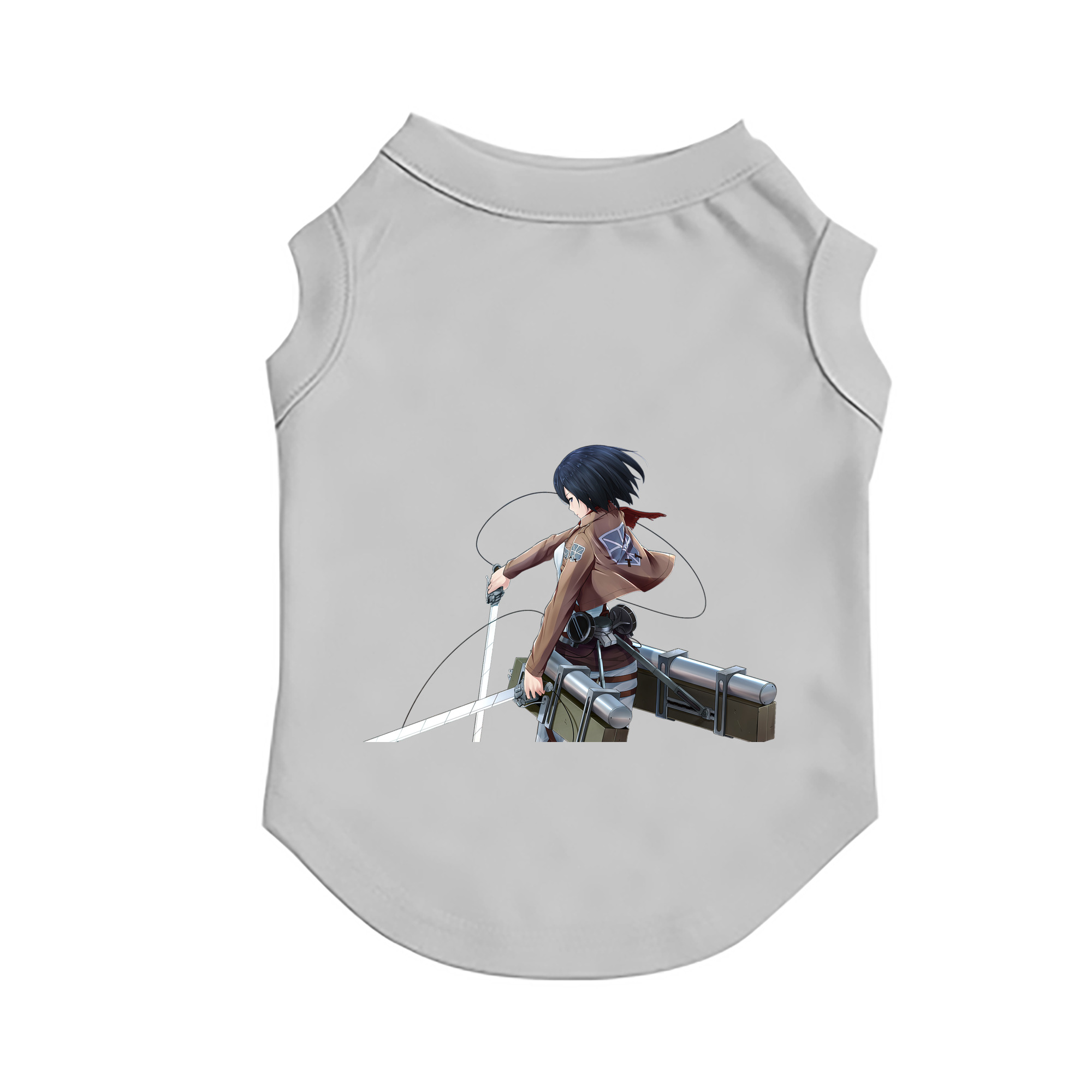 （画像用） 進撃の巨人 ミカサ·アッカーマン Attack on Titan Mikasa Ackerman ペット用ベスト