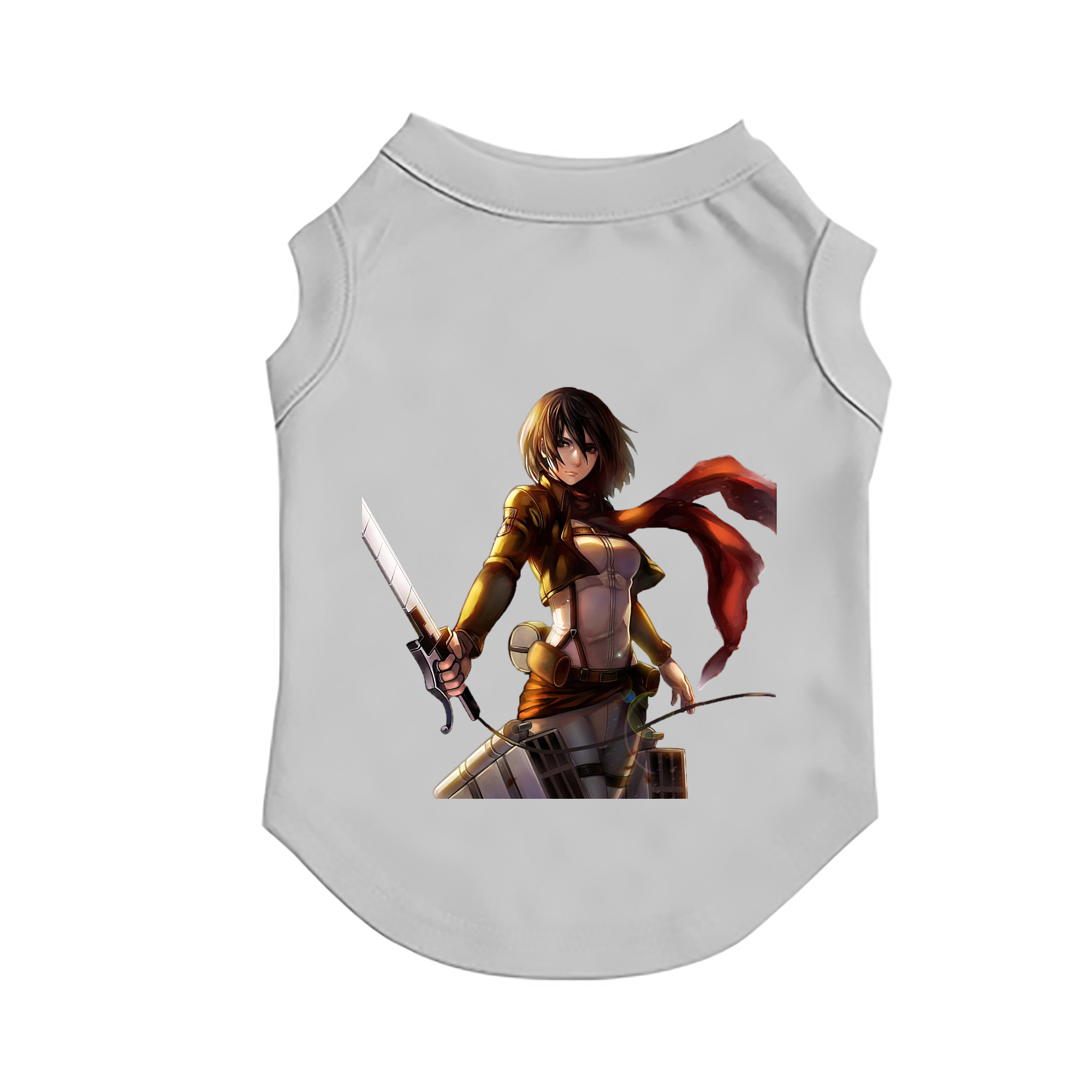 （画像用） 進撃の巨人 ミカサ·アッカーマン Attack on Titan Mikasa Ackerman ペット用ベスト