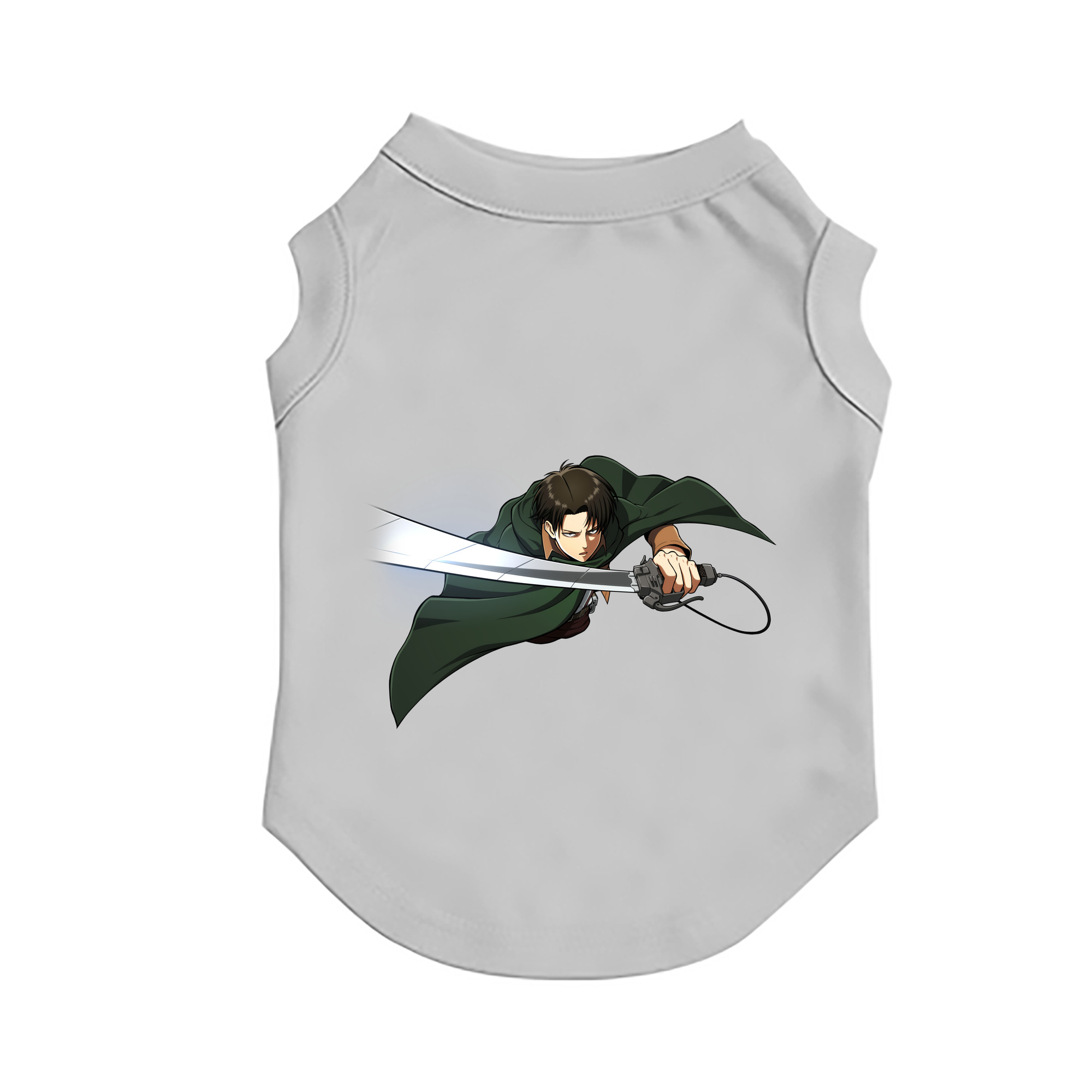 （画像用） 進撃の巨人 リヴァイ·アッカーマン Attack on Titan Levi Ackerman ペット用ベスト