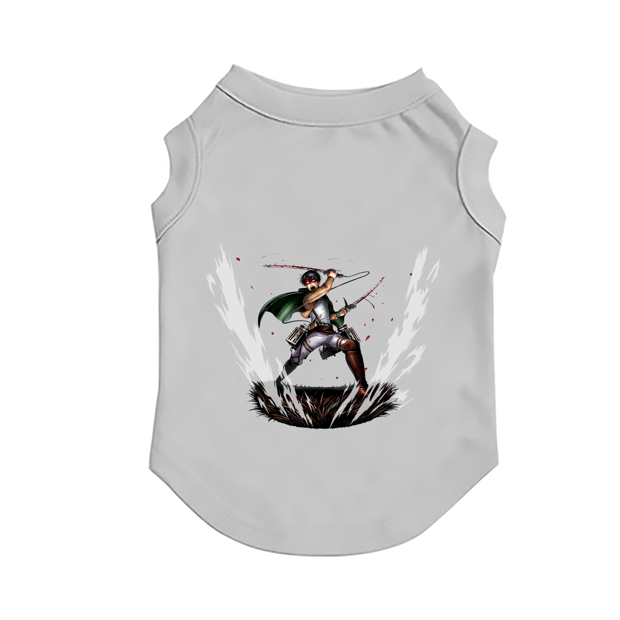 （画像用） 進撃の巨人 リヴァイ·アッカーマン Attack on Titan Levi Ackerman ペット用ベスト