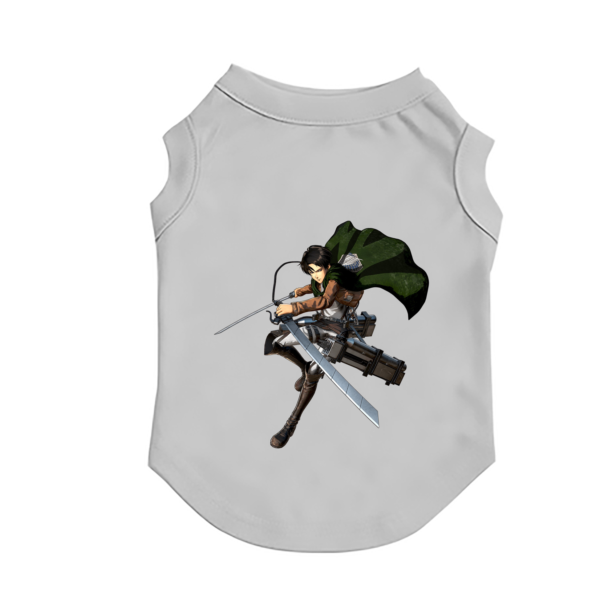 （画像用） 進撃の巨人 リヴァイ·アッカーマン Attack on Titan Levi Ackerman ペット用ベスト