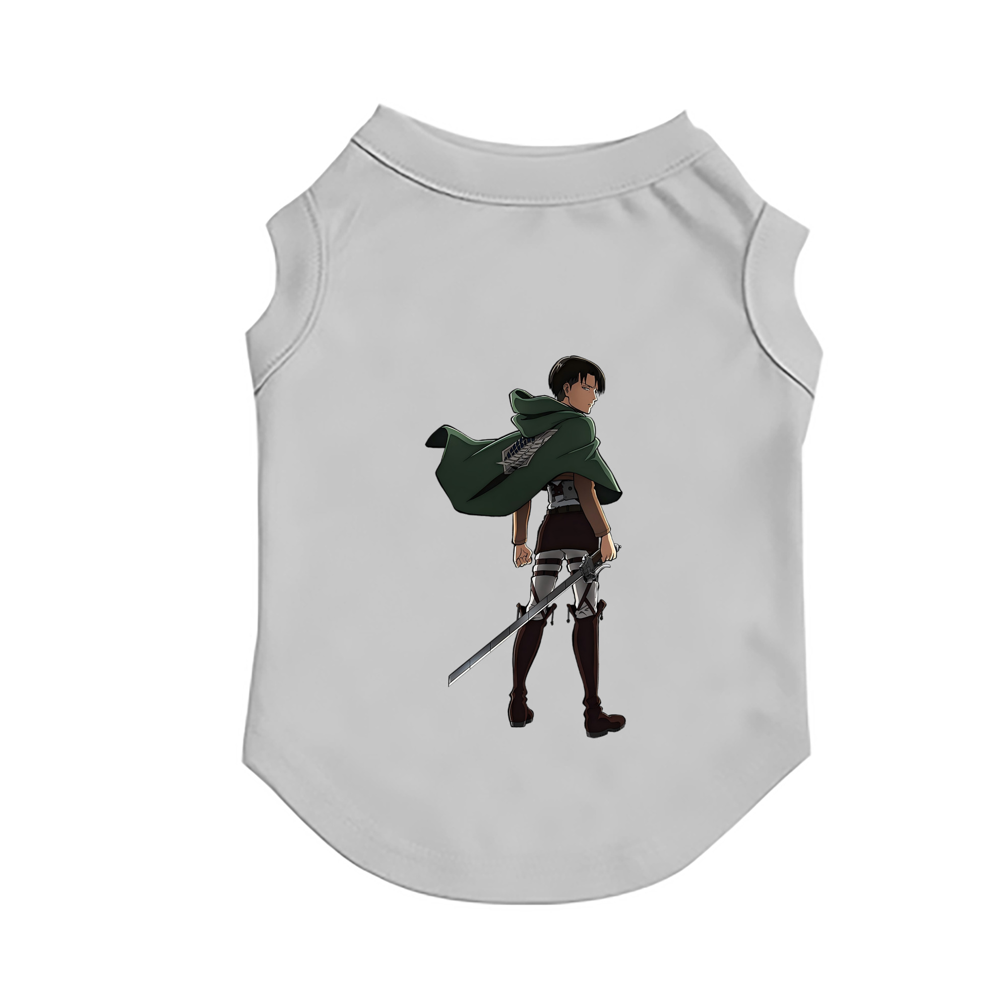 （画像用） 進撃の巨人 リヴァイ·アッカーマン Attack on Titan Levi Ackerman ペット用ベスト