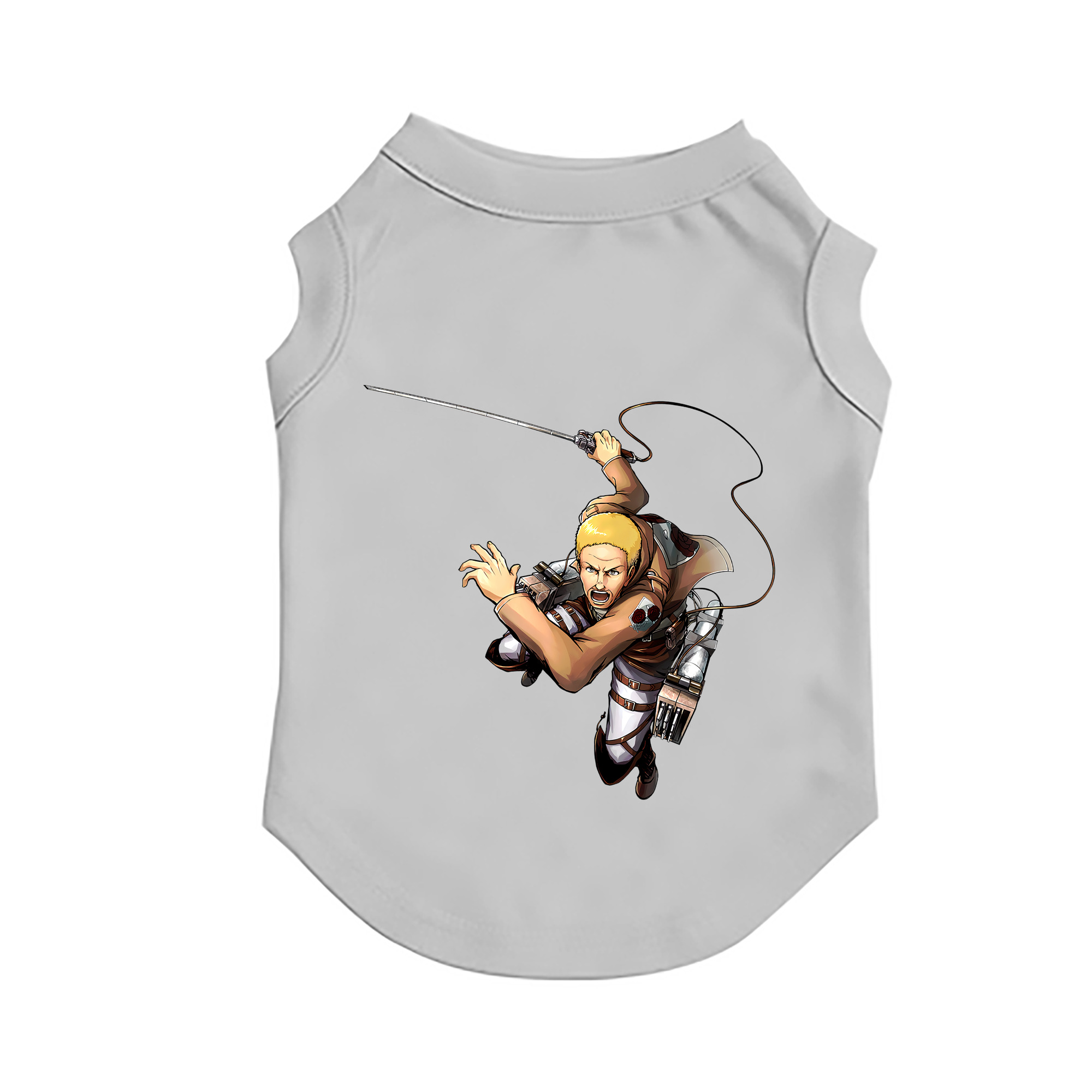 （画像用） 進撃の巨人 ハンネス Attack on Titan Hannes ペット用ベスト