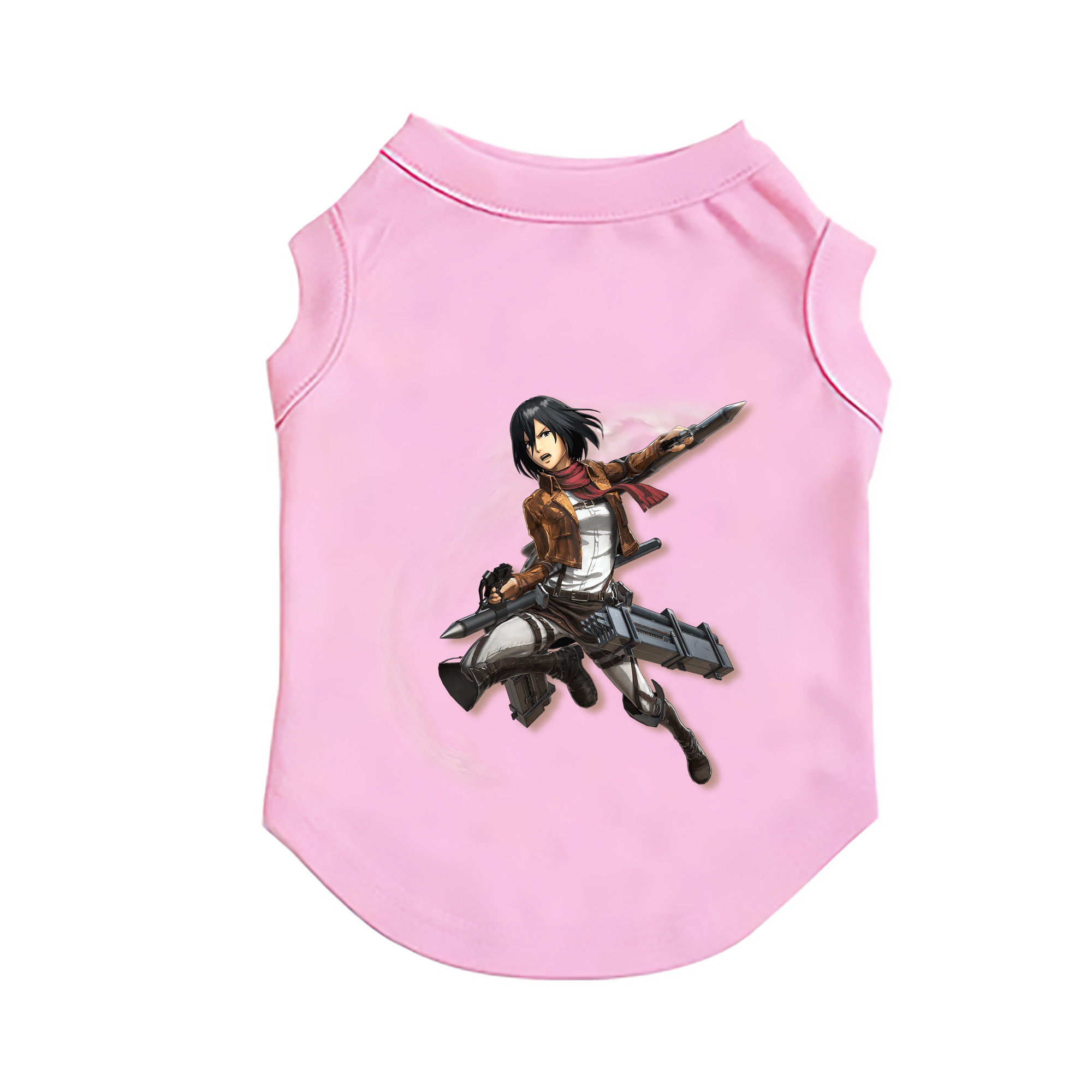（画像用） 進撃の巨人 ミカサ·アッカーマン Attack on Titan Mikasa Ackerman ペット用ベスト