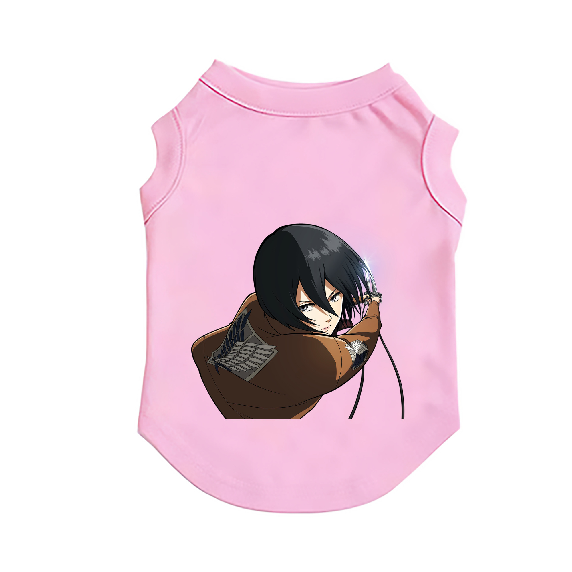 （画像用） 進撃の巨人 ミカサ·アッカーマン Attack on Titan Mikasa Ackerman ペット用ベスト