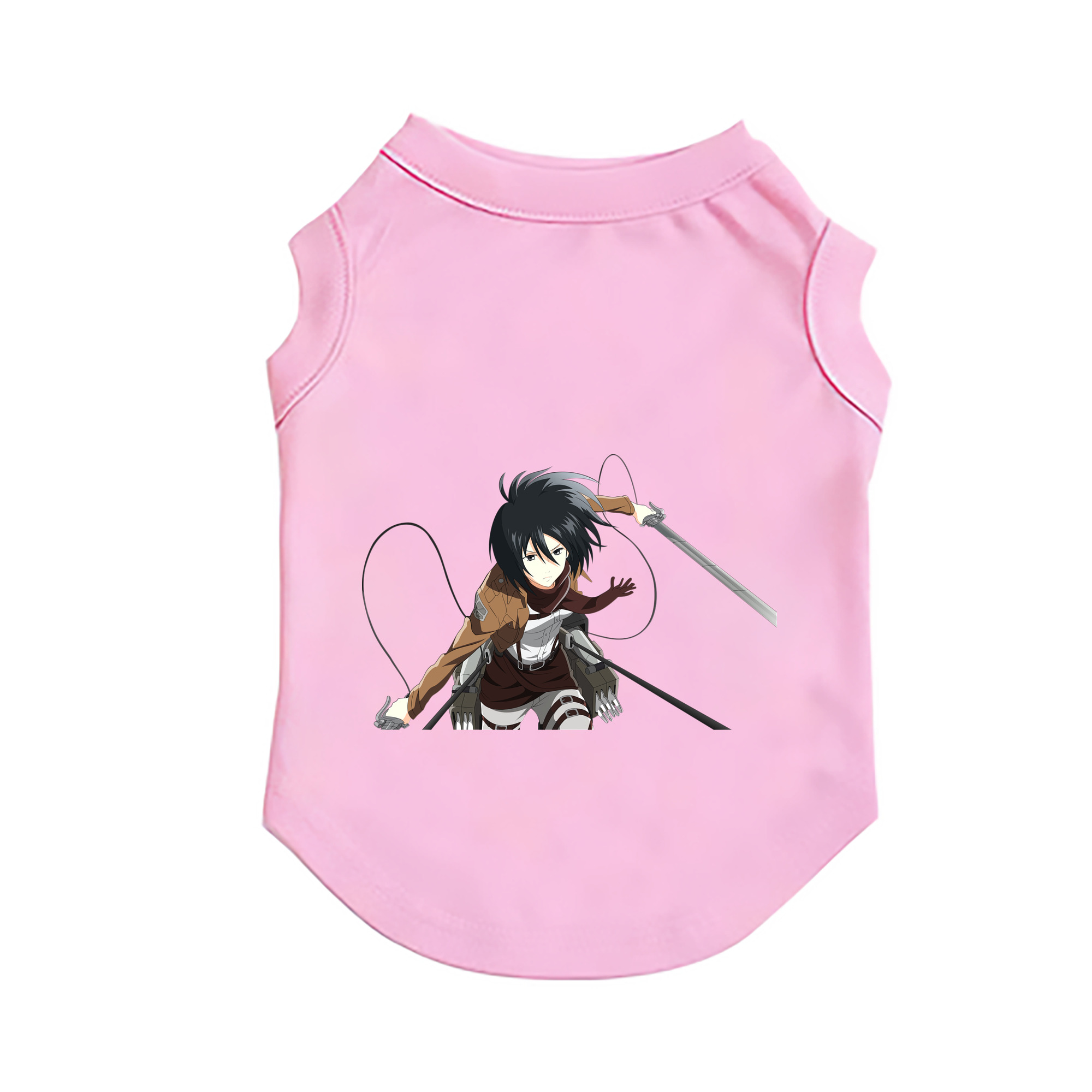 （画像用） 進撃の巨人 ミカサ·アッカーマン Attack on Titan Mikasa Ackerman ペット用ベスト