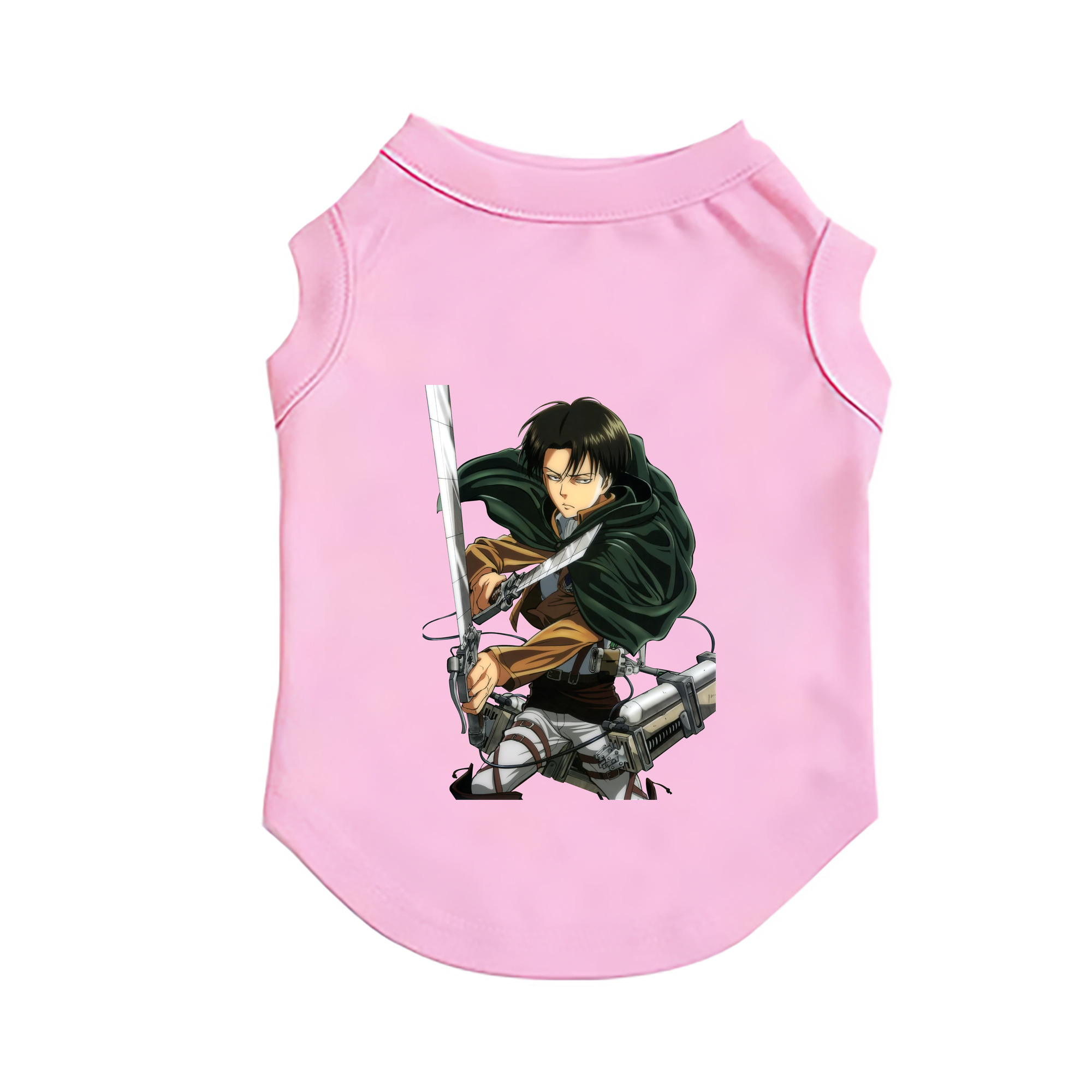 （画像用） 進撃の巨人 リヴァイ·アッカーマン Attack on Titan Levi Ackerman ペット用ベスト