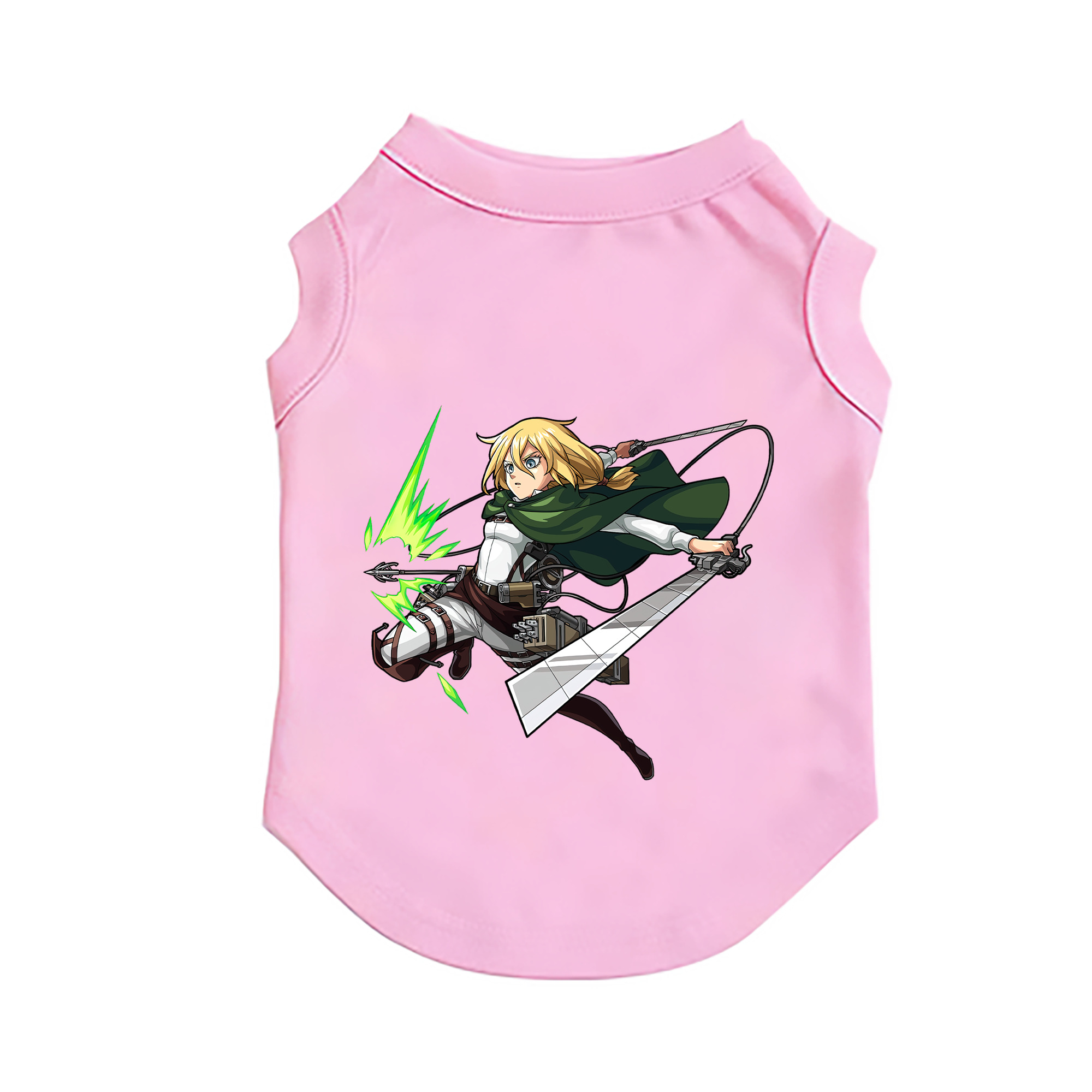 （画像用） 進撃の巨人 クリスタ·レンズ Attack on Titan Christa Lenz ペット用ベスト