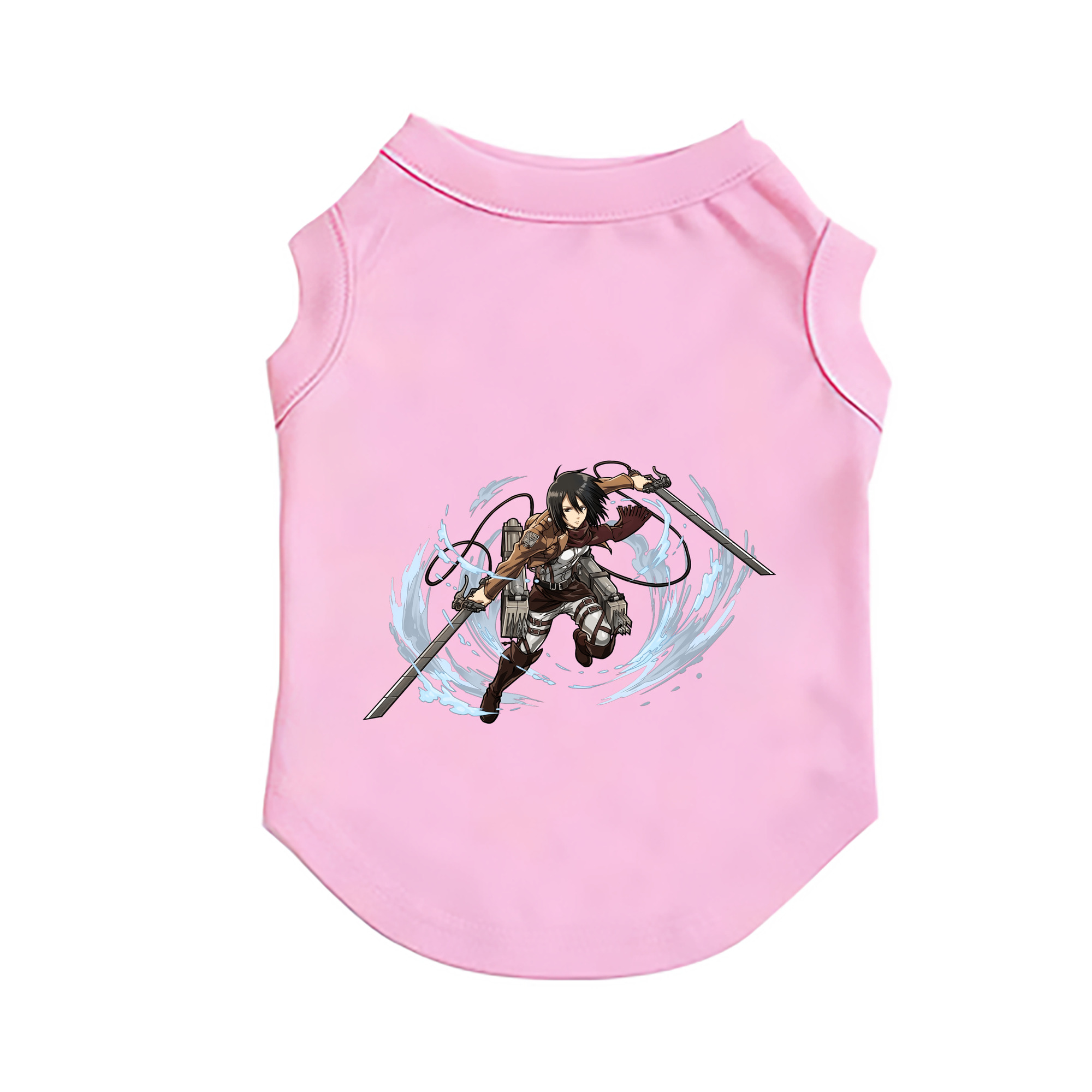 （画像用） 進撃の巨人 ミカサ·アッカーマン Attack on Titan Mikasa Ackerman ペット用ベスト