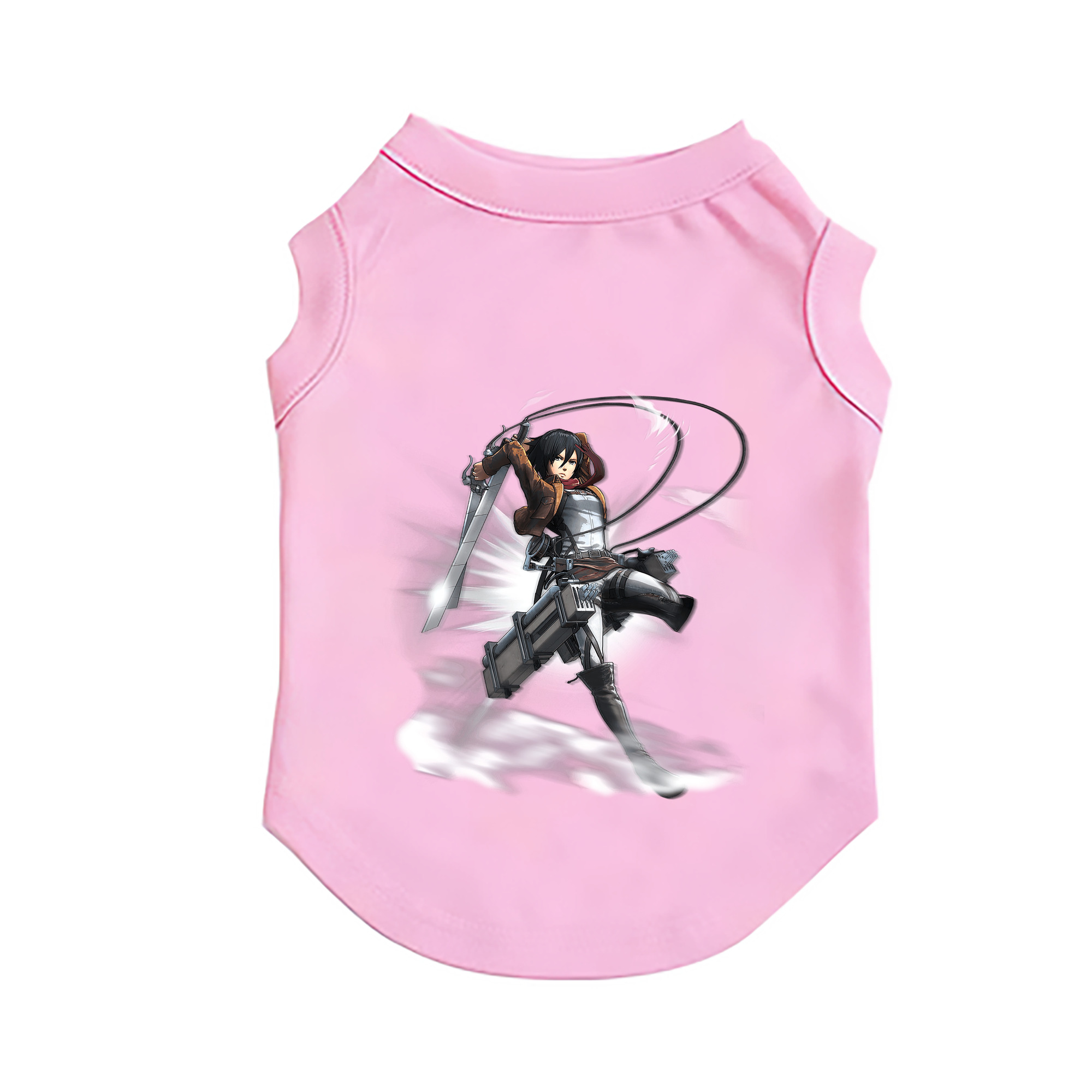 （画像用） 進撃の巨人 ミカサ·アッカーマン Attack on Titan Mikasa Ackerman ペット用ベスト