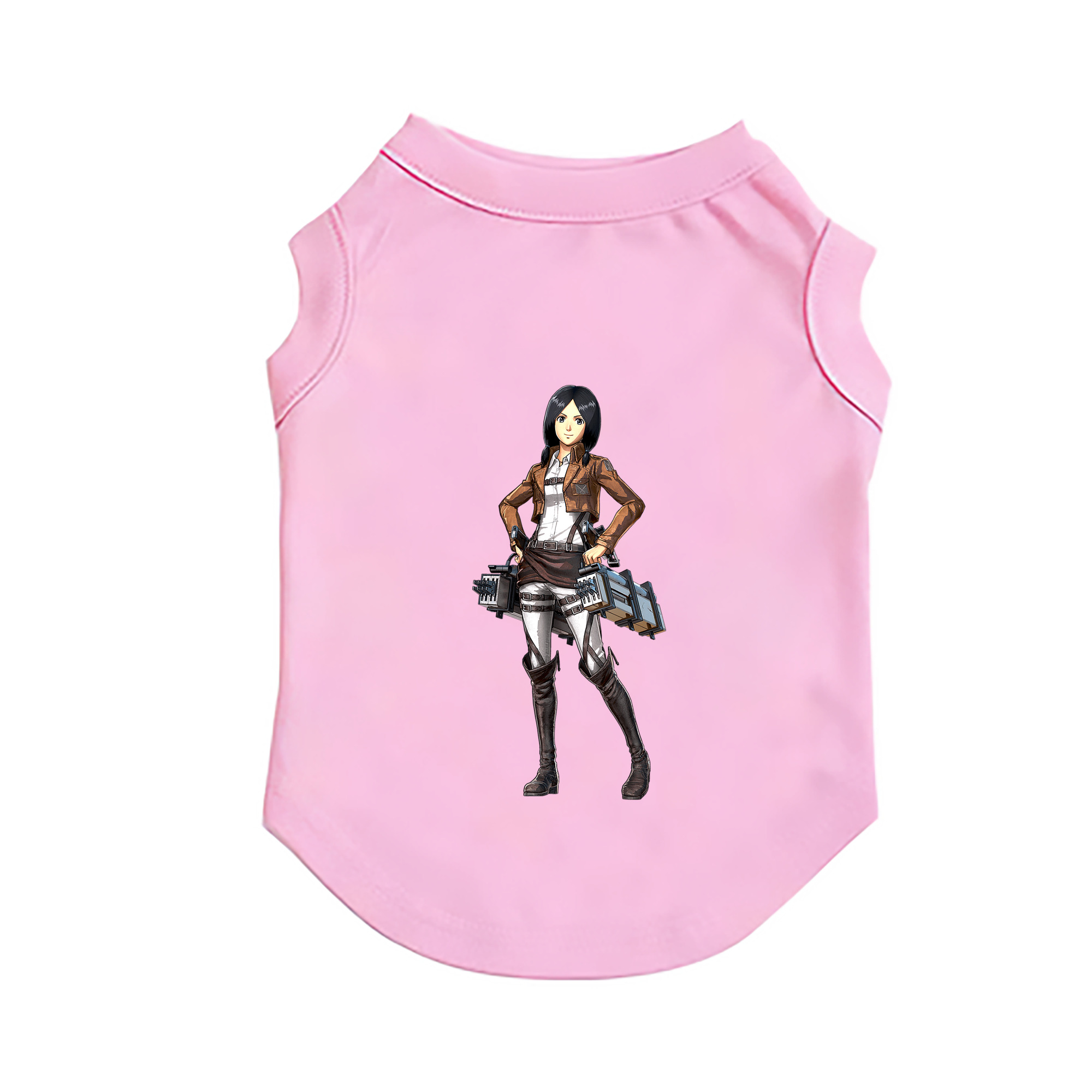 （画像用） 進撃の巨人 ミカサ·アッカーマン Attack on Titan Mikasa Ackerman ペット用ベスト