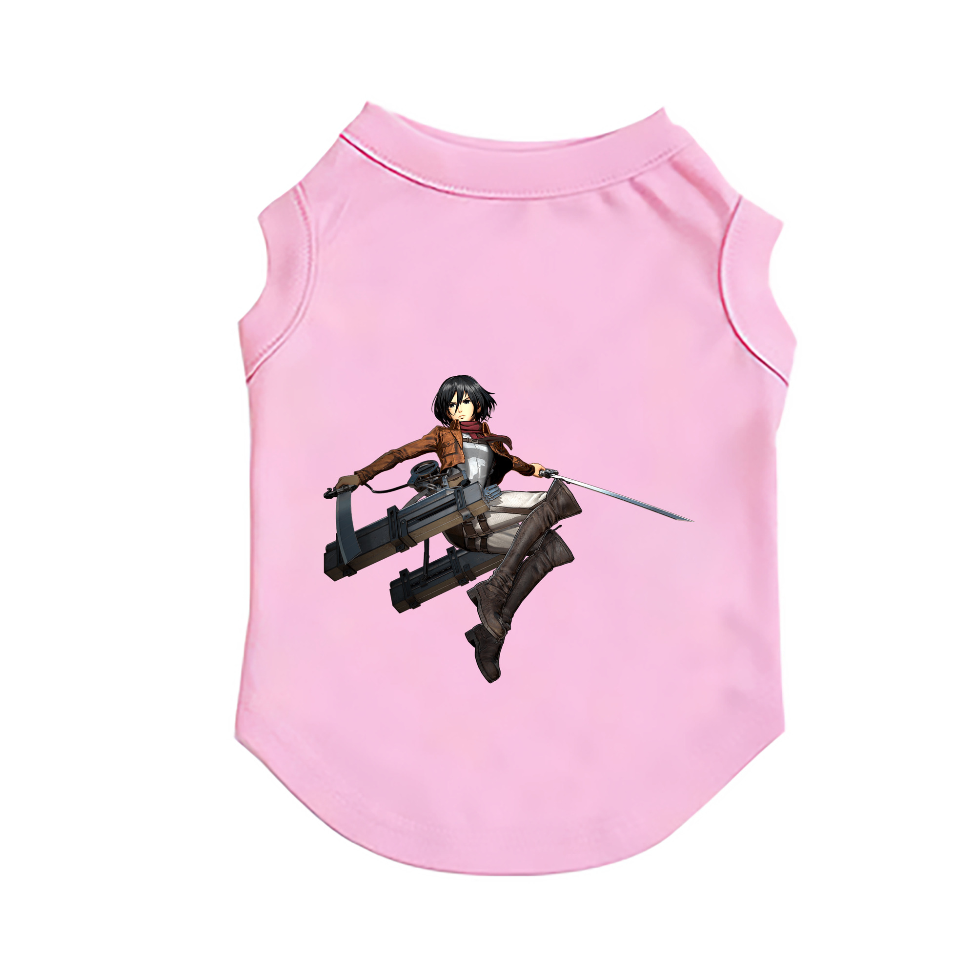 （画像用） 進撃の巨人 ミカサ·アッカーマン Attack on Titan Mikasa Ackerman ペット用ベスト