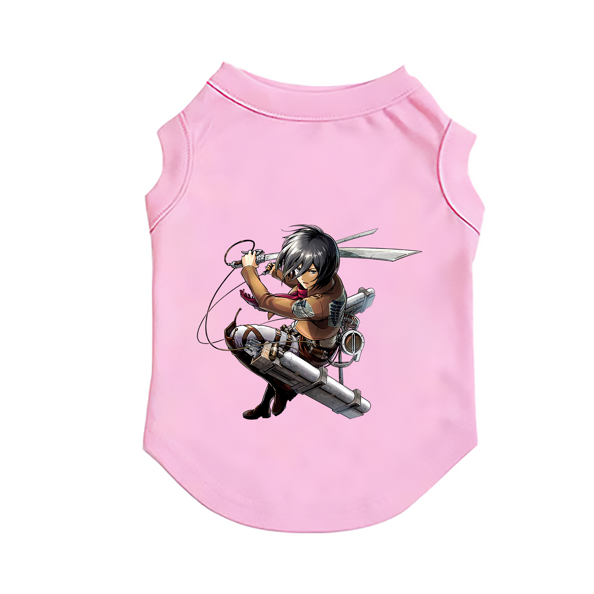 （画像用） 進撃の巨人 ミカサ·アッカーマン Attack on Titan Mikasa Ackerman ペット用ベスト