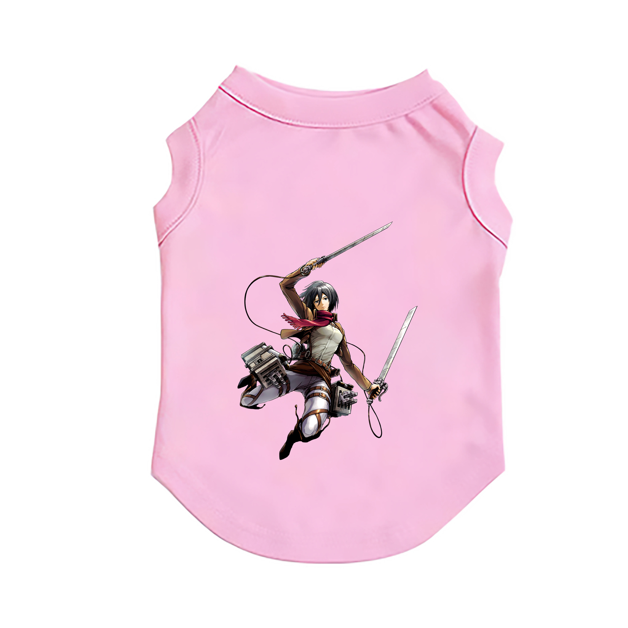 （画像用） 進撃の巨人 ミカサ·アッカーマン Attack on Titan Mikasa Ackerman ペット用ベスト