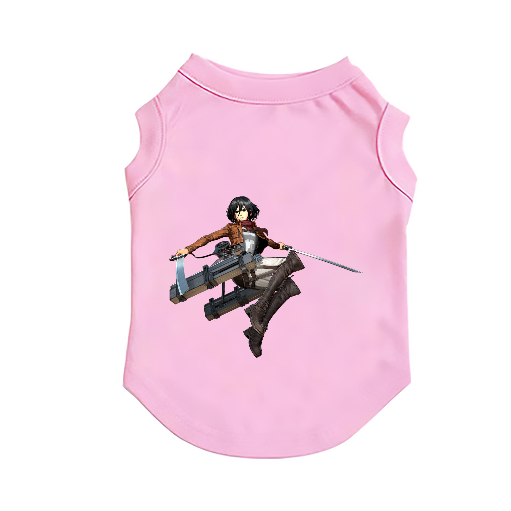 （画像用） 進撃の巨人 ミカサ·アッカーマン Attack on Titan Mikasa Ackerman ペット用ベスト