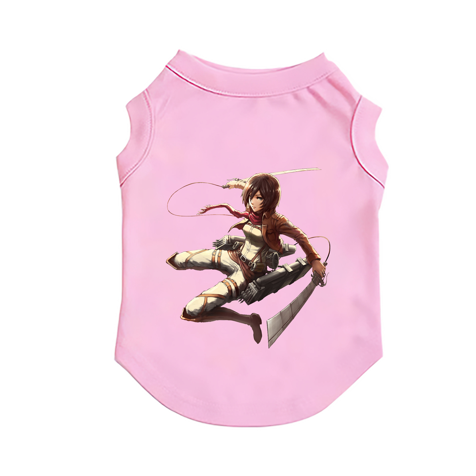 （画像用） 進撃の巨人 ミカサ·アッカーマン Attack on Titan Mikasa Ackerman ペット用ベスト