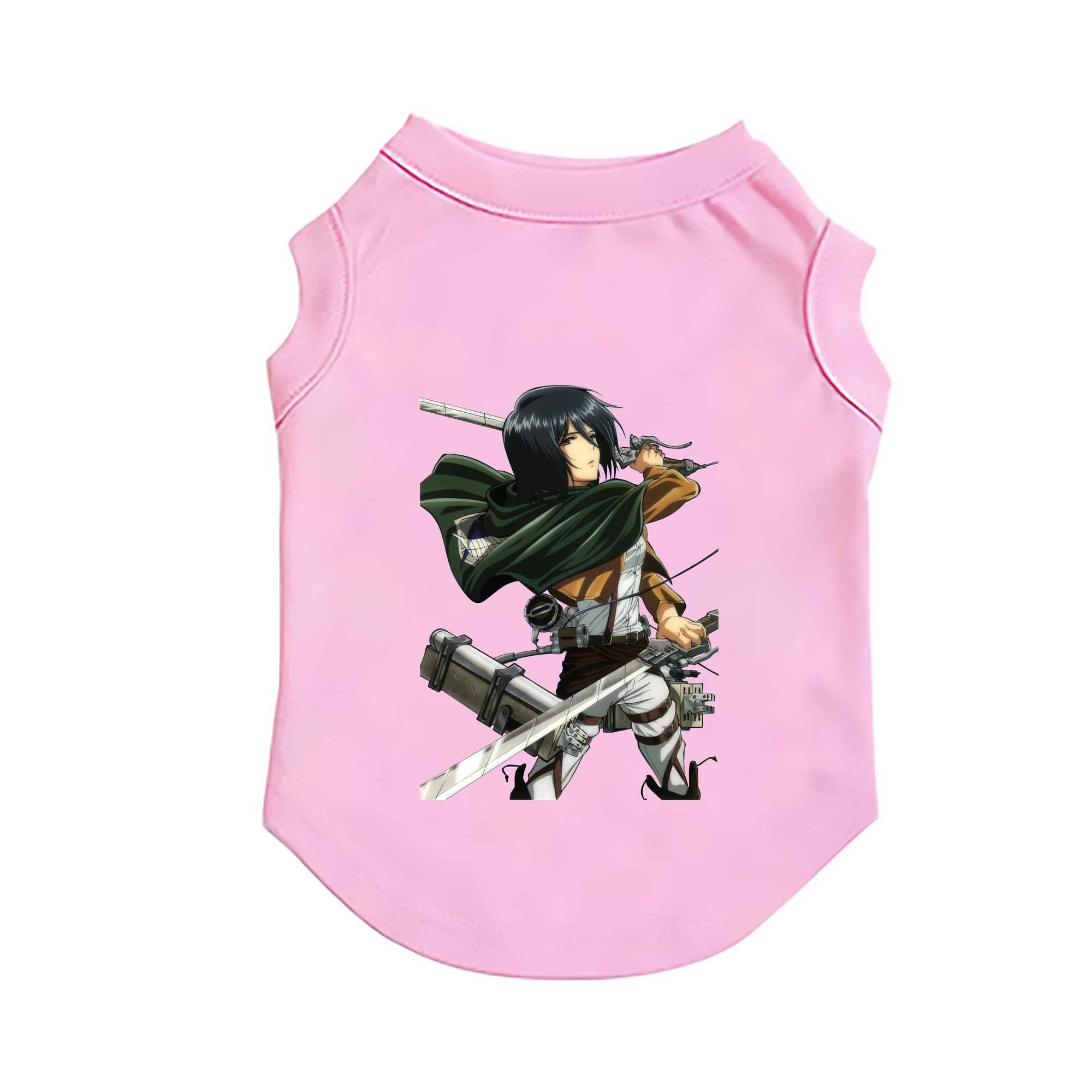 （画像用） 進撃の巨人 ミカサ·アッカーマン Attack on Titan Mikasa Ackerman ペット用ベスト