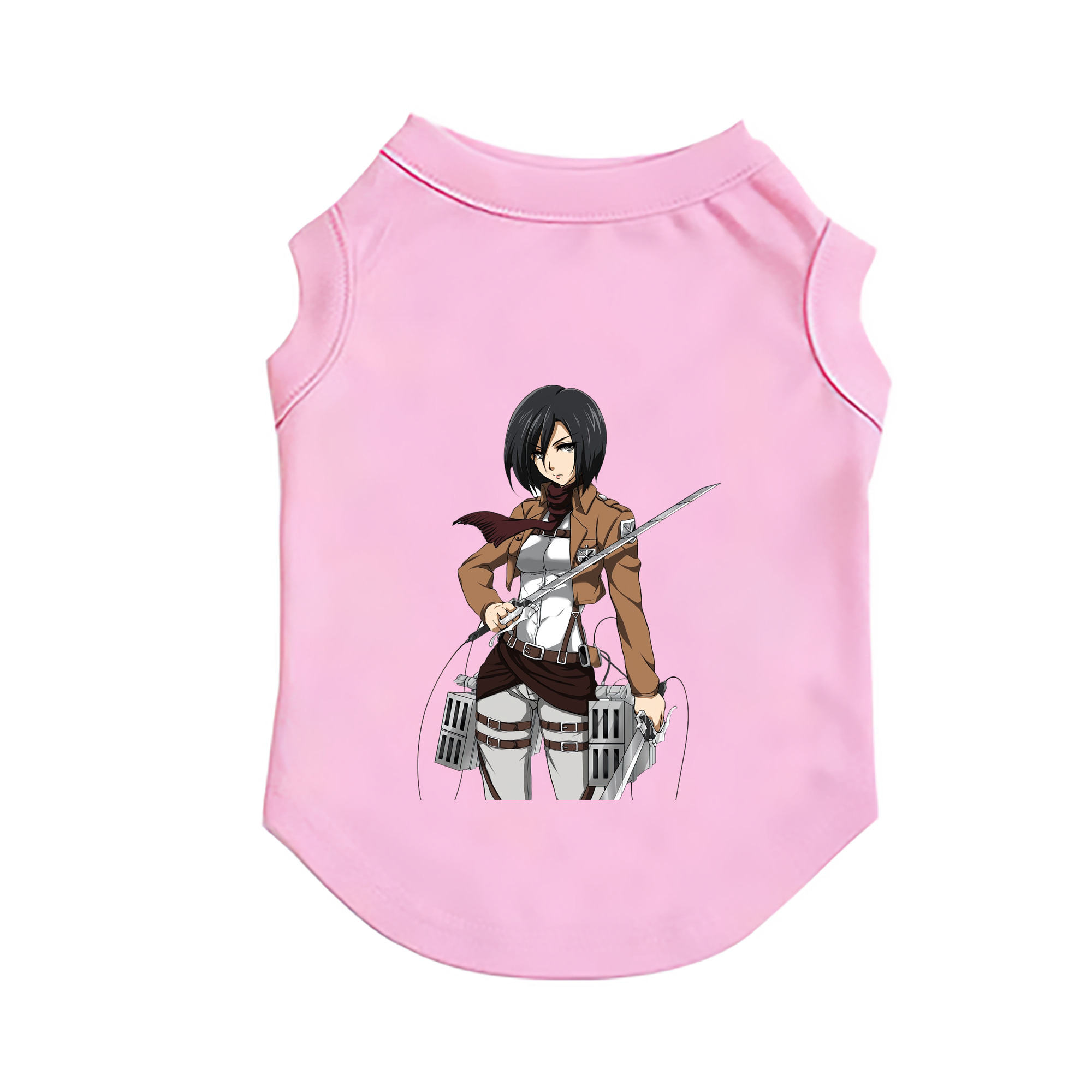 （画像用） 進撃の巨人 ミカサ·アッカーマン Attack on Titan Mikasa Ackerman ペット用ベスト