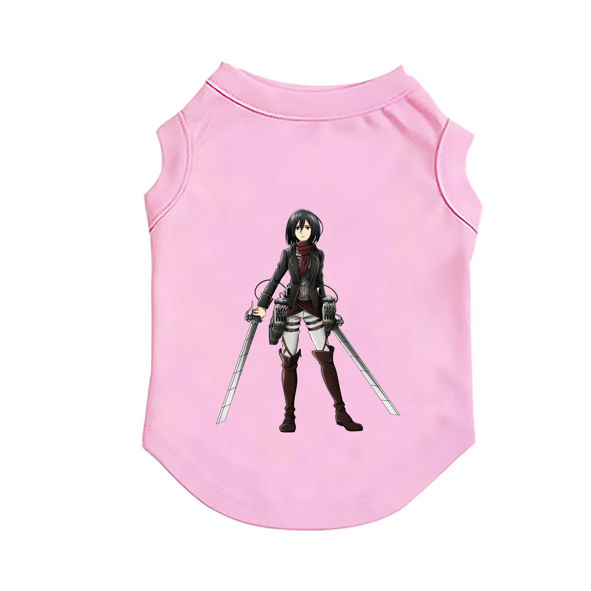 （画像用） 進撃の巨人 ミカサ·アッカーマン Attack on Titan Mikasa Ackerman ペット用ベスト