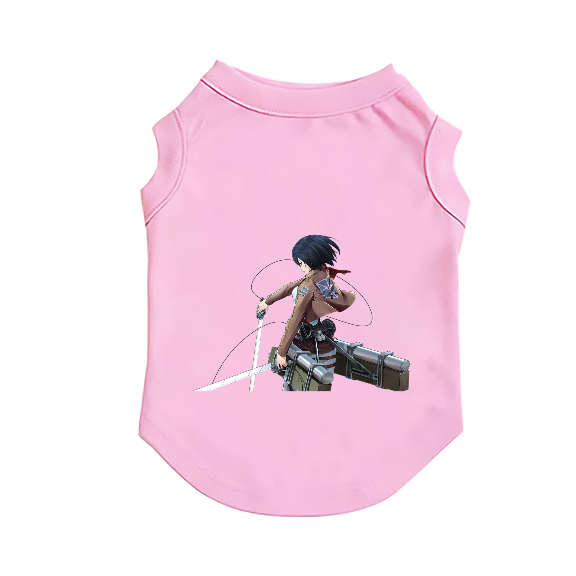 （画像用） 進撃の巨人 ミカサ·アッカーマン Attack on Titan Mikasa Ackerman ペット用ベスト