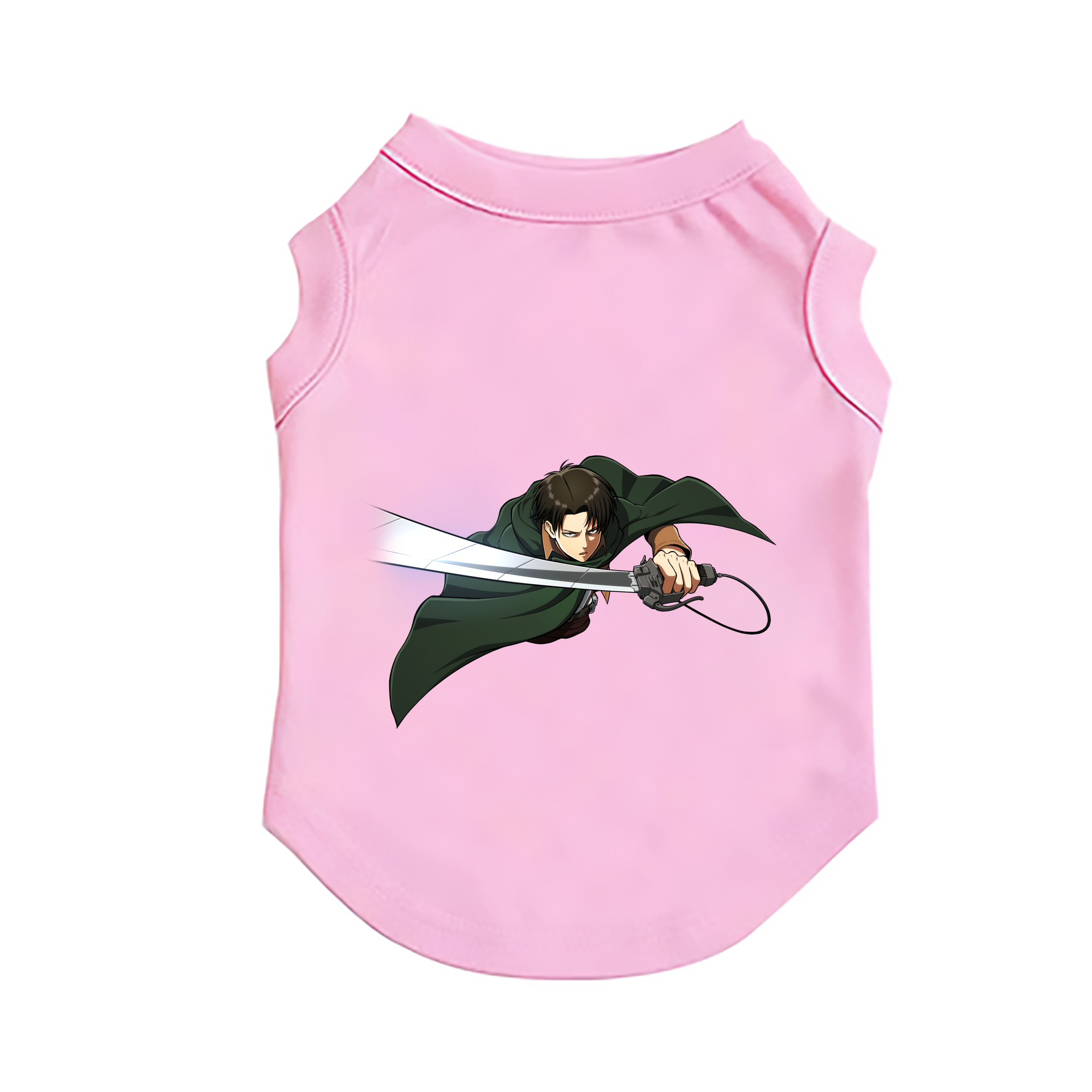 （画像用） 進撃の巨人 リヴァイ·アッカーマン Attack on Titan Levi Ackerman ペット用ベスト