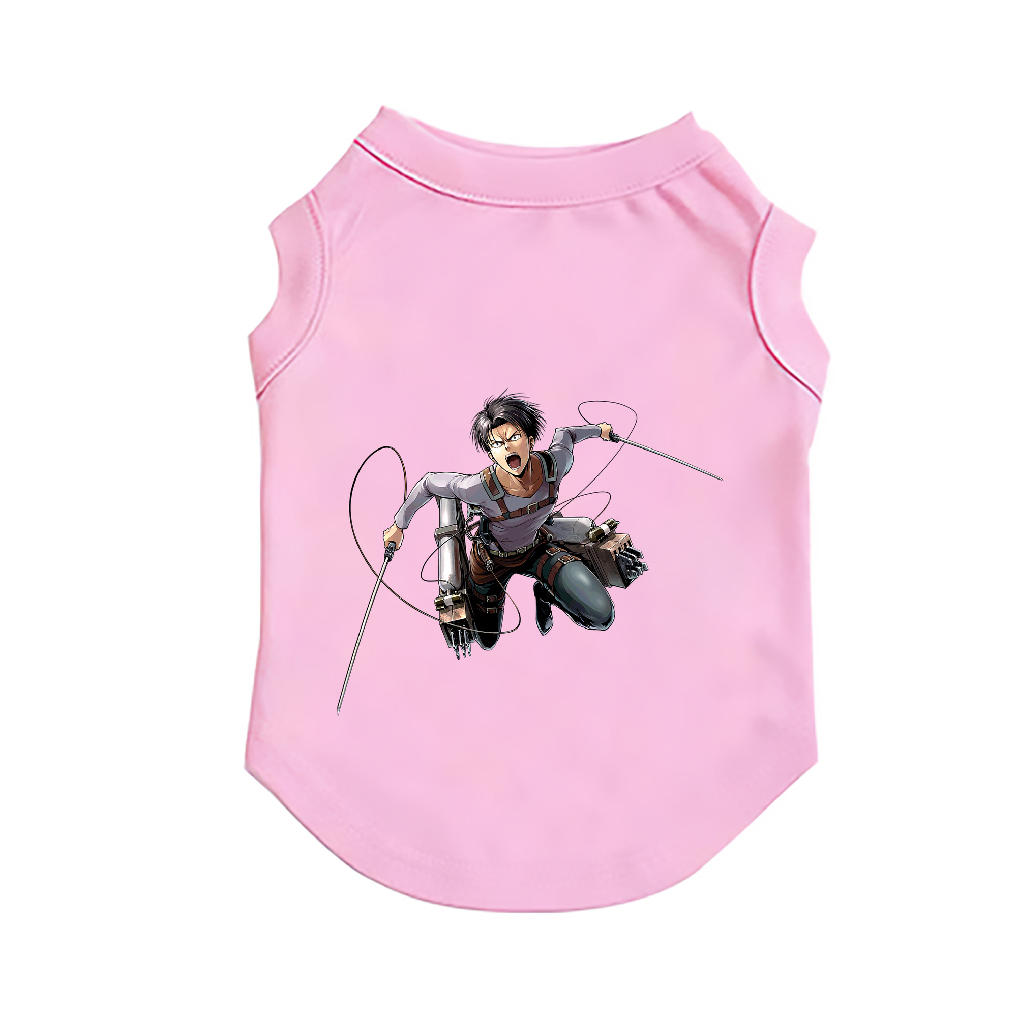 （画像用） 進撃の巨人 リヴァイ·アッカーマン Attack on Titan Levi Ackerman ペット用ベスト