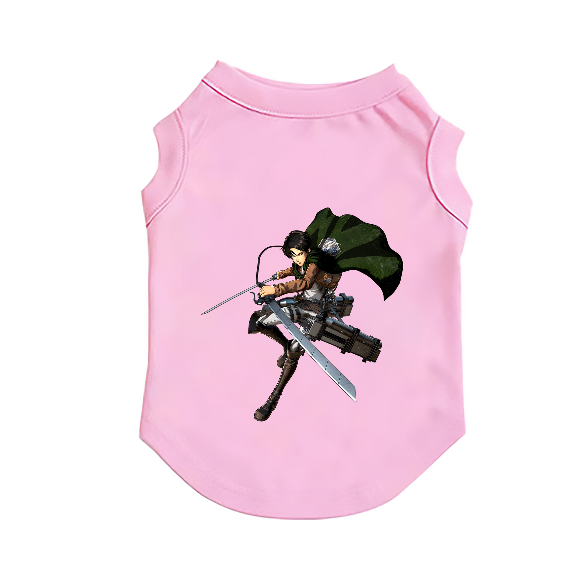 （画像用） 進撃の巨人 リヴァイ·アッカーマン Attack on Titan Levi Ackerman ペット用ベスト