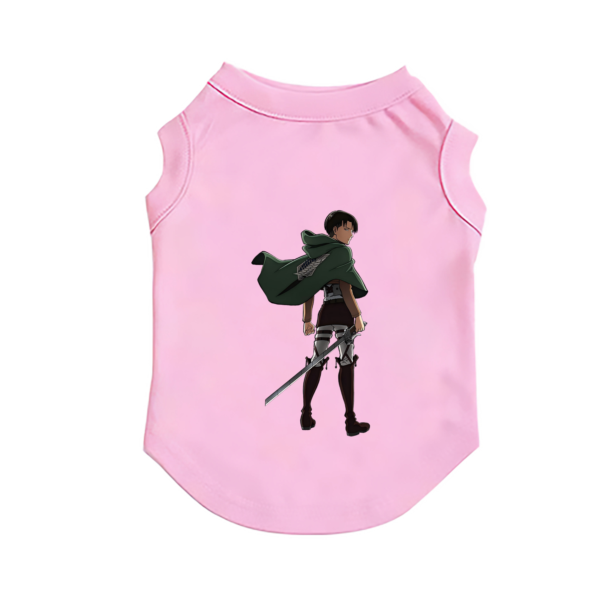 （画像用） 進撃の巨人 リヴァイ·アッカーマン Attack on Titan Levi Ackerman ペット用ベスト