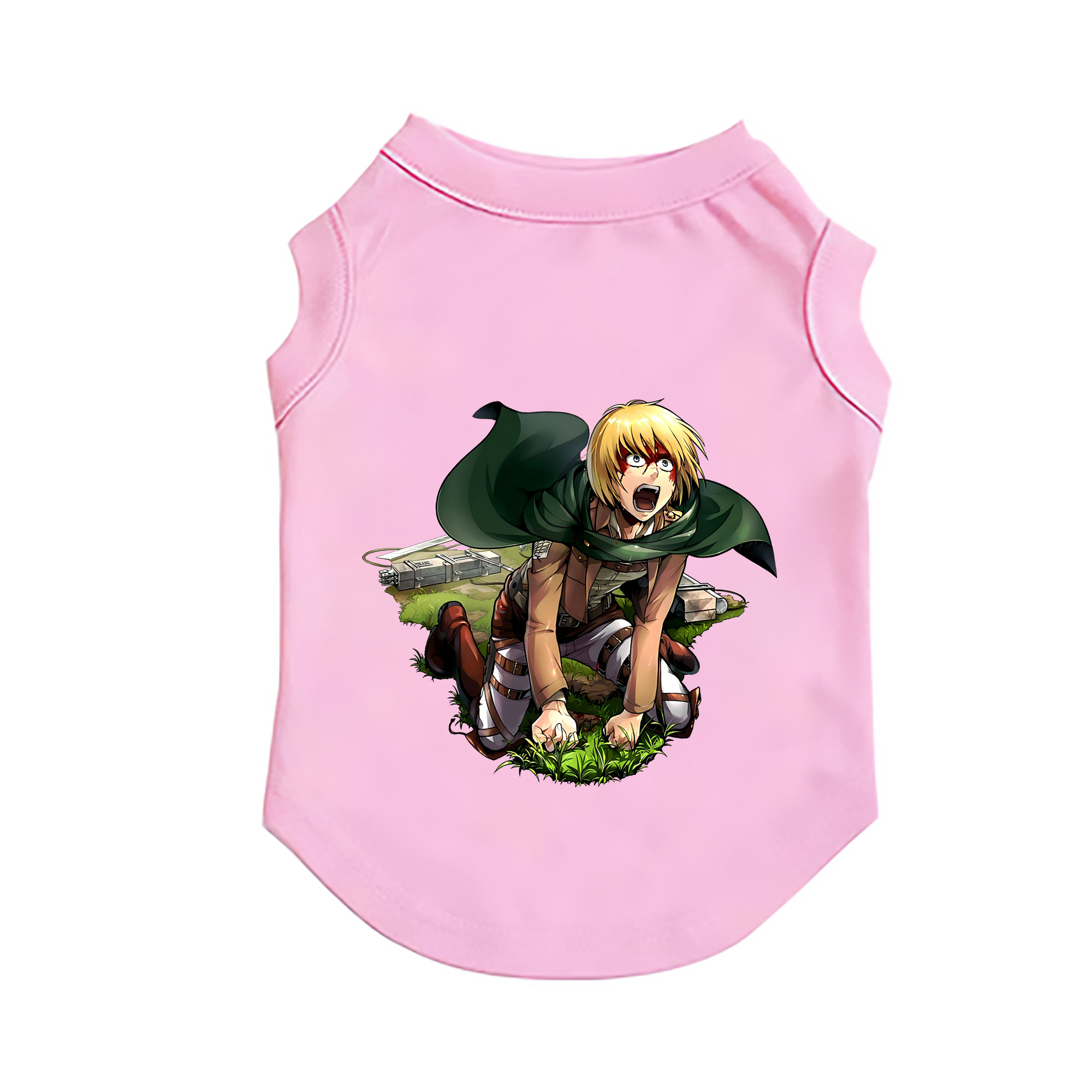 （画像用） 進撃の巨人 アルミン·アルレルト Attack on Titan Armin Arlert ペット用ベスト