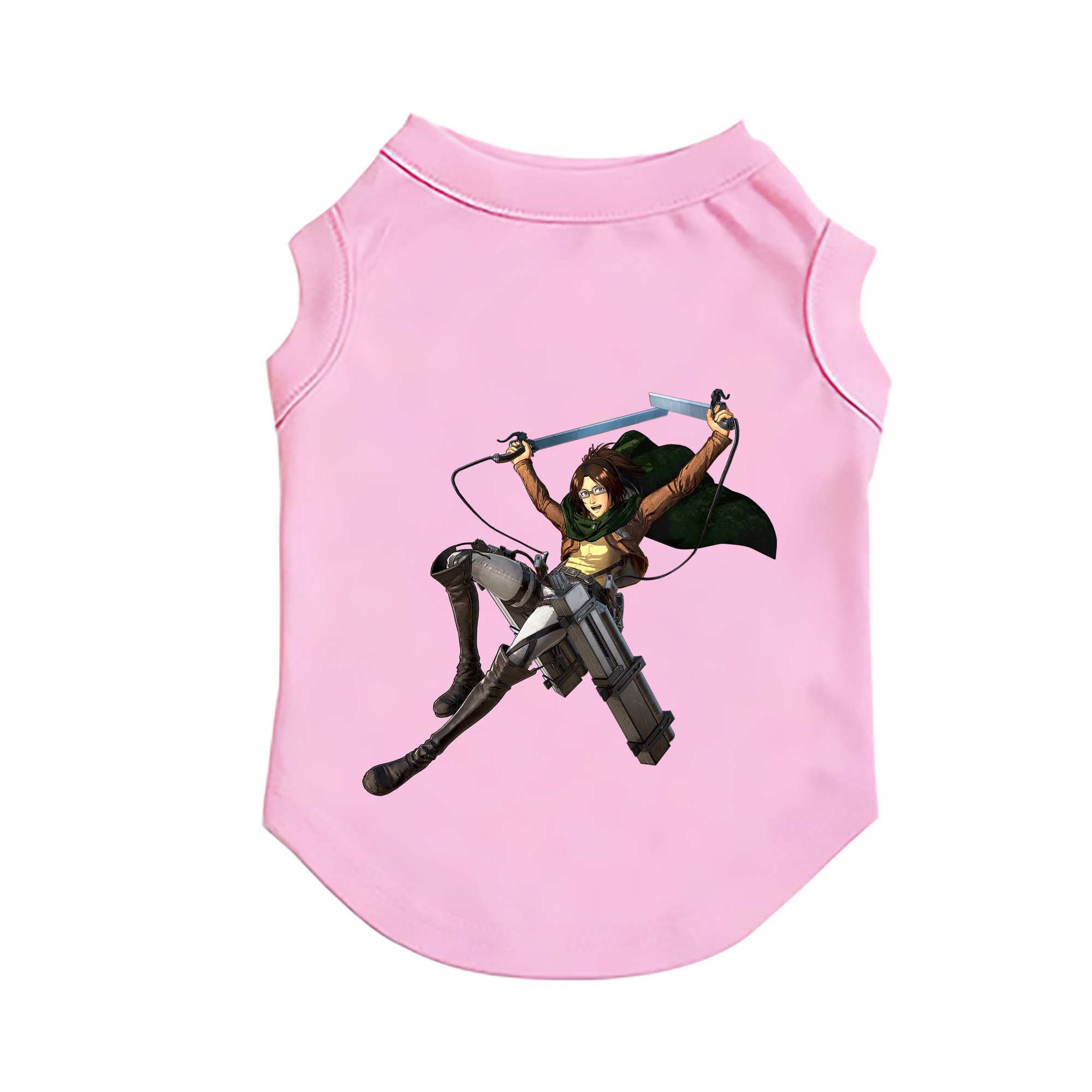 （画像用） 進撃の巨人 ハンジ·ゾエ Attack on Titan Hanji Zoe ペット用ベスト