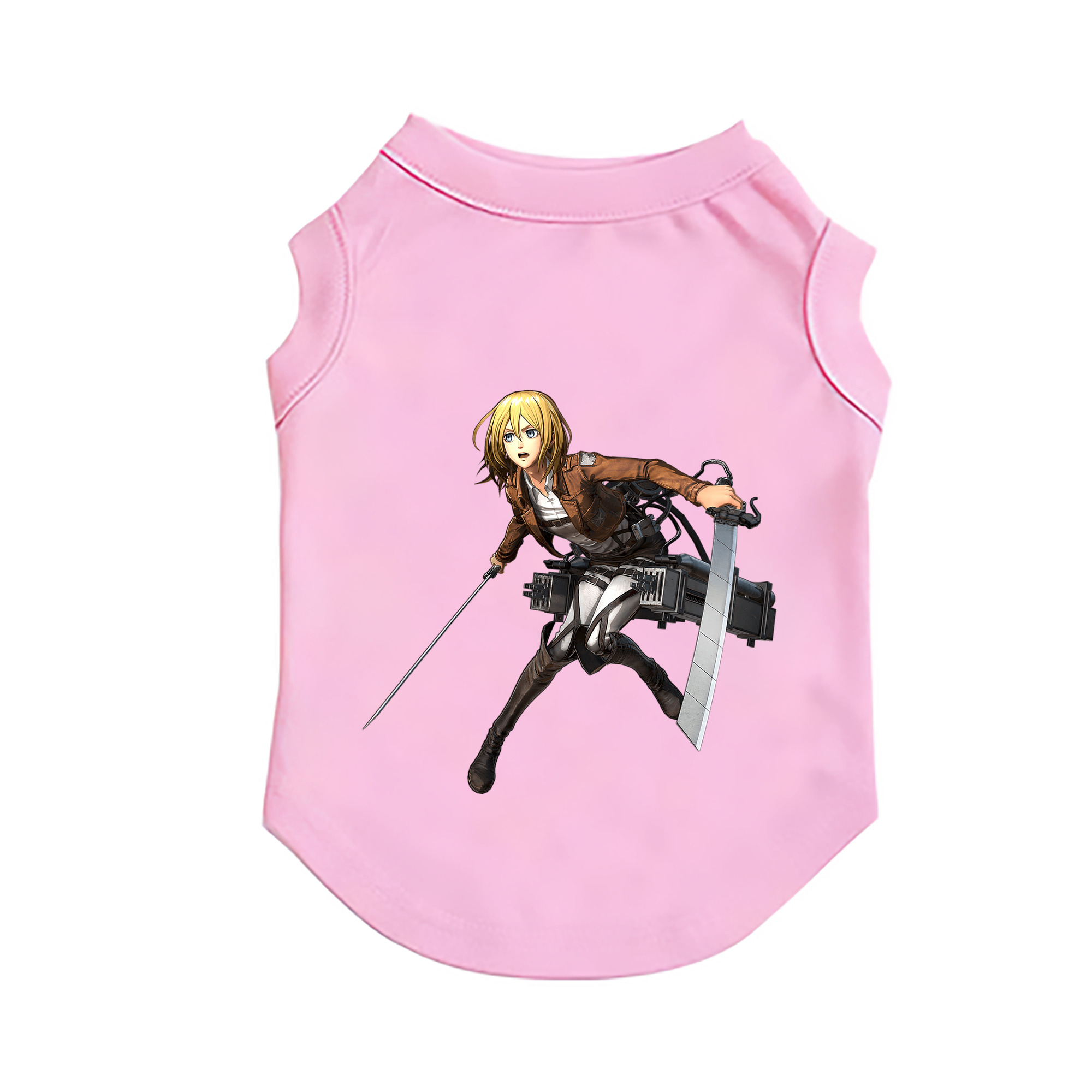 （画像用） 進撃の巨人 クリスタ·レンズ Attack on Titan Christa Lenz ペット用ベスト