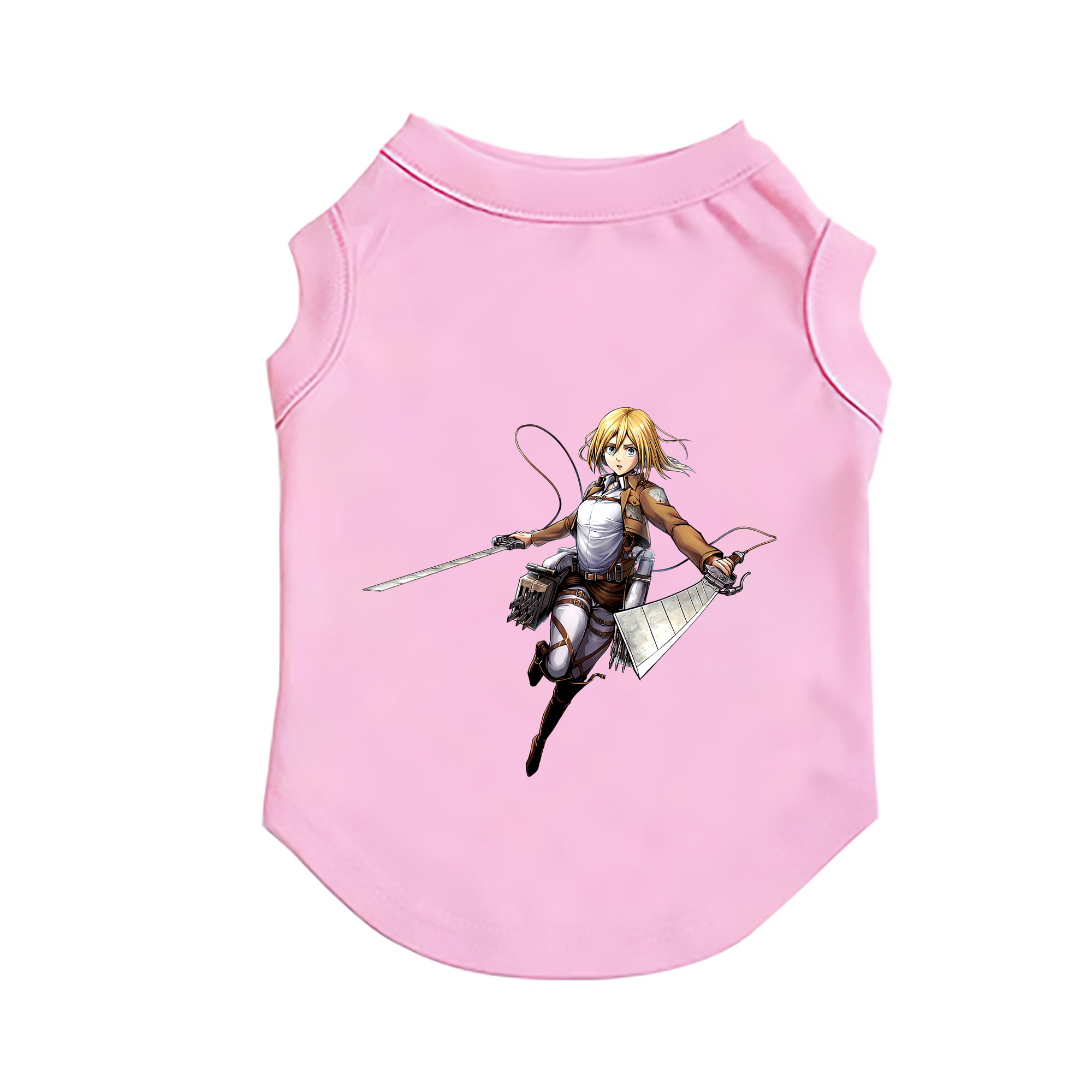 （画像用） 進撃の巨人 クリスタ·レンズ Attack on Titan Christa Lenz ペット用ベスト