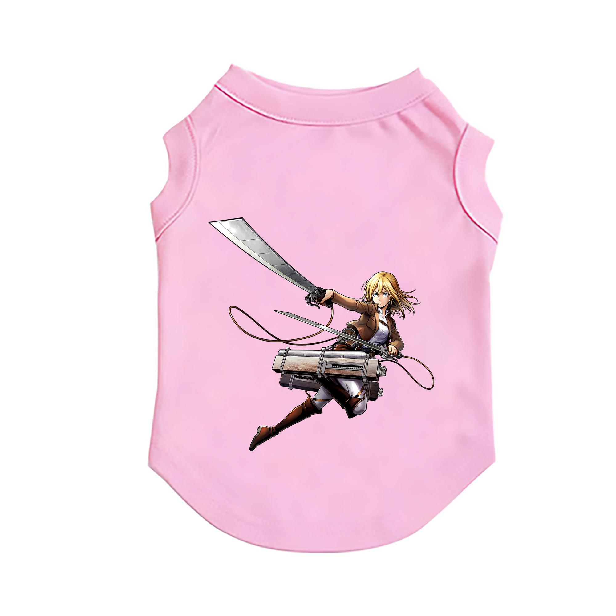 （画像用） 進撃の巨人 クリスタ·レンズ Attack on Titan Christa Lenz ペット用ベスト