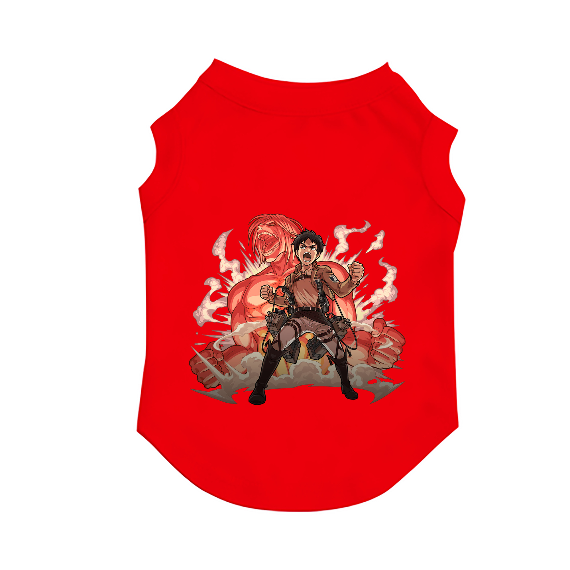 （画像用） 進撃の巨人 エレン･イェーガー Attack on Titan Eren Jäger ペット用ベスト