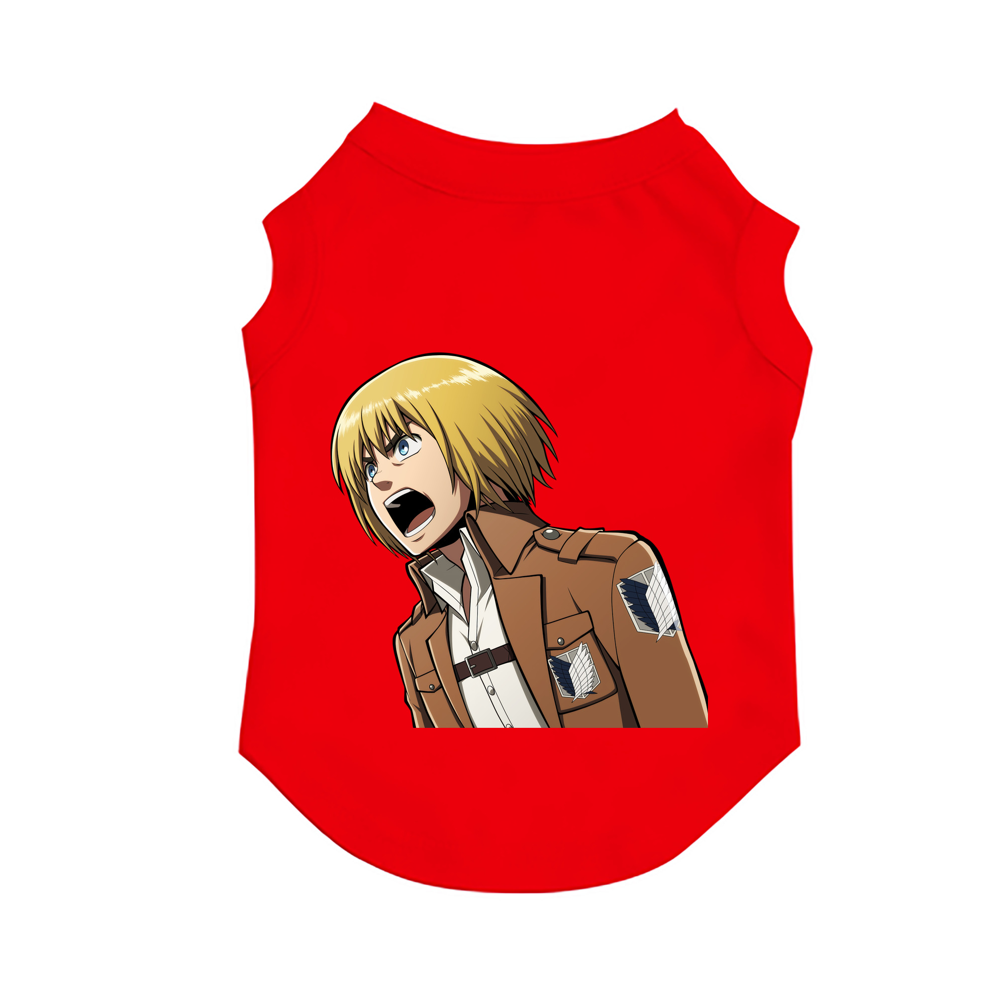 （画像用） 進撃の巨人 アルミン·アルレルト Attack on Titan Armin Arlert ペット用ベスト