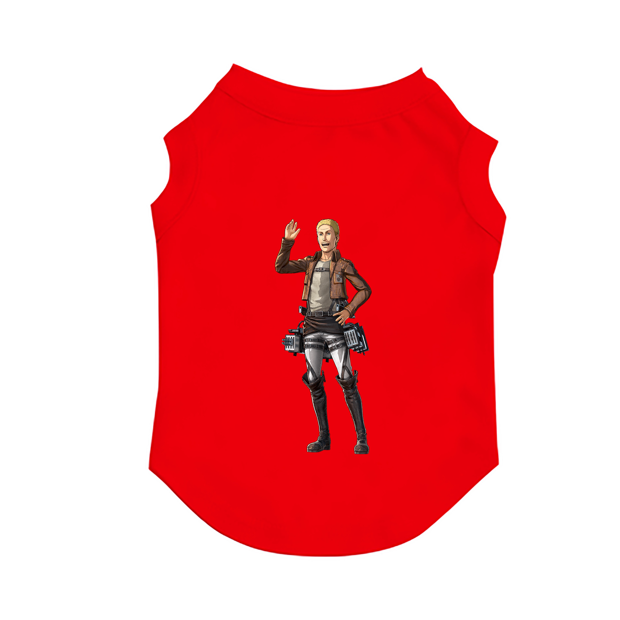 （画像用） 進撃の巨人 ハンネス Attack on Titan Hannes ペット用ベスト