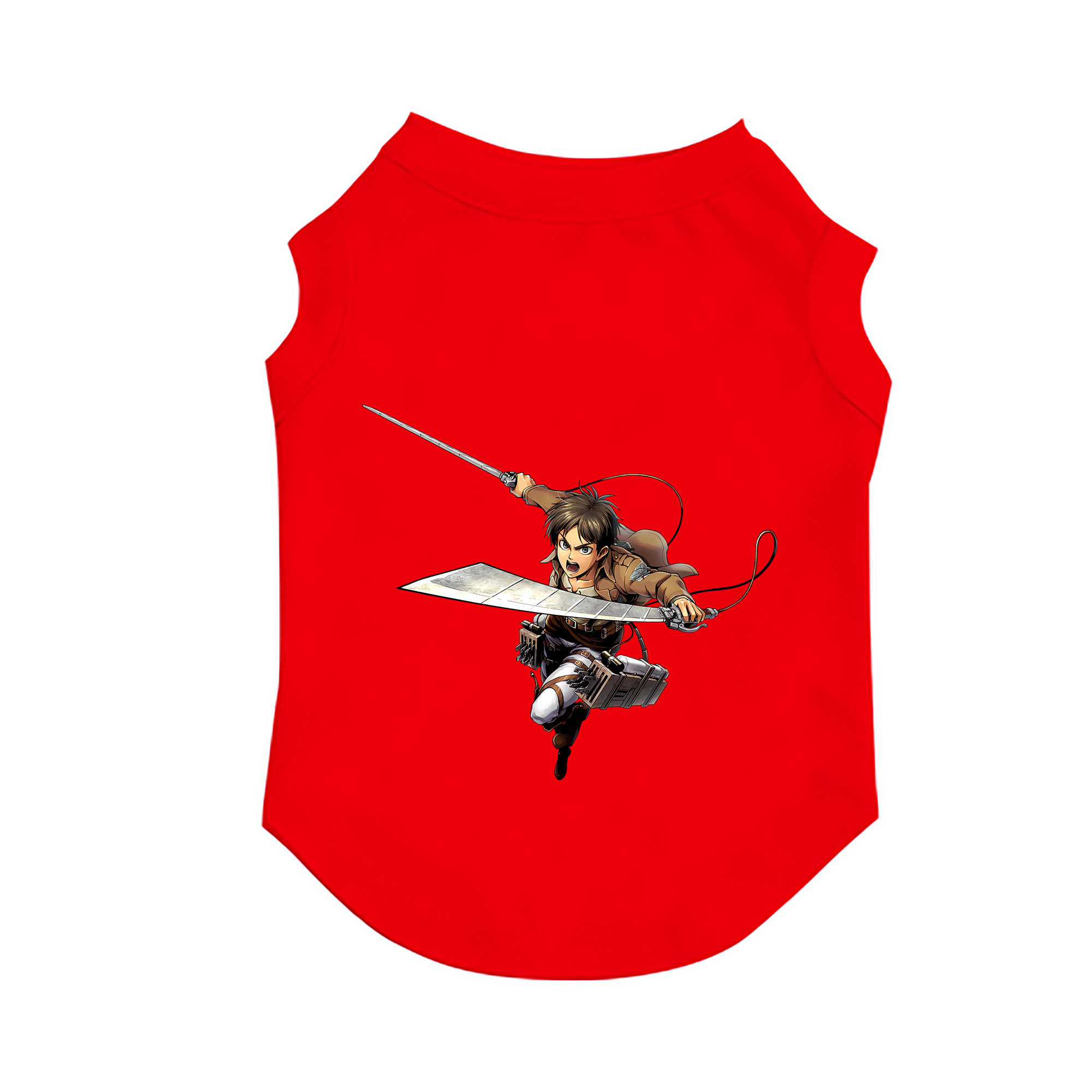 （画像用） 進撃の巨人 エレン･イェーガー Attack on Titan Eren Jäger ペット用ベスト