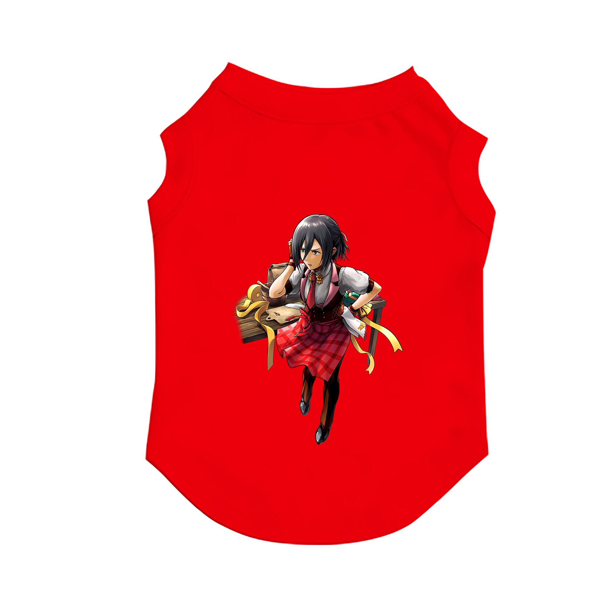 （画像用） 進撃の巨人 ミカサ·アッカーマン Attack on Titan Mikasa Ackerman ペット用ベスト