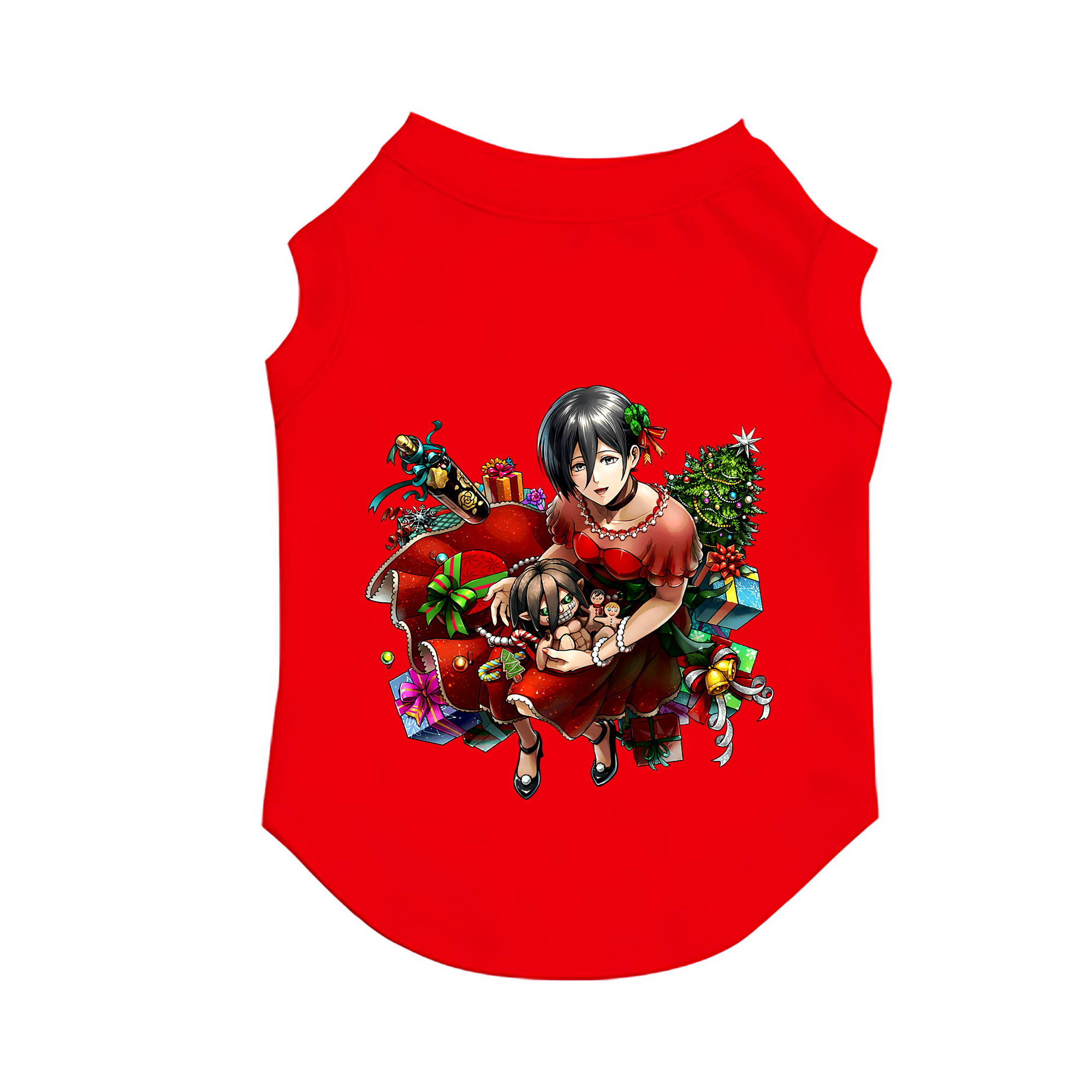 （画像用） 進撃の巨人 ミカサ·アッカーマン Attack on Titan Mikasa Ackerman ペット用ベスト