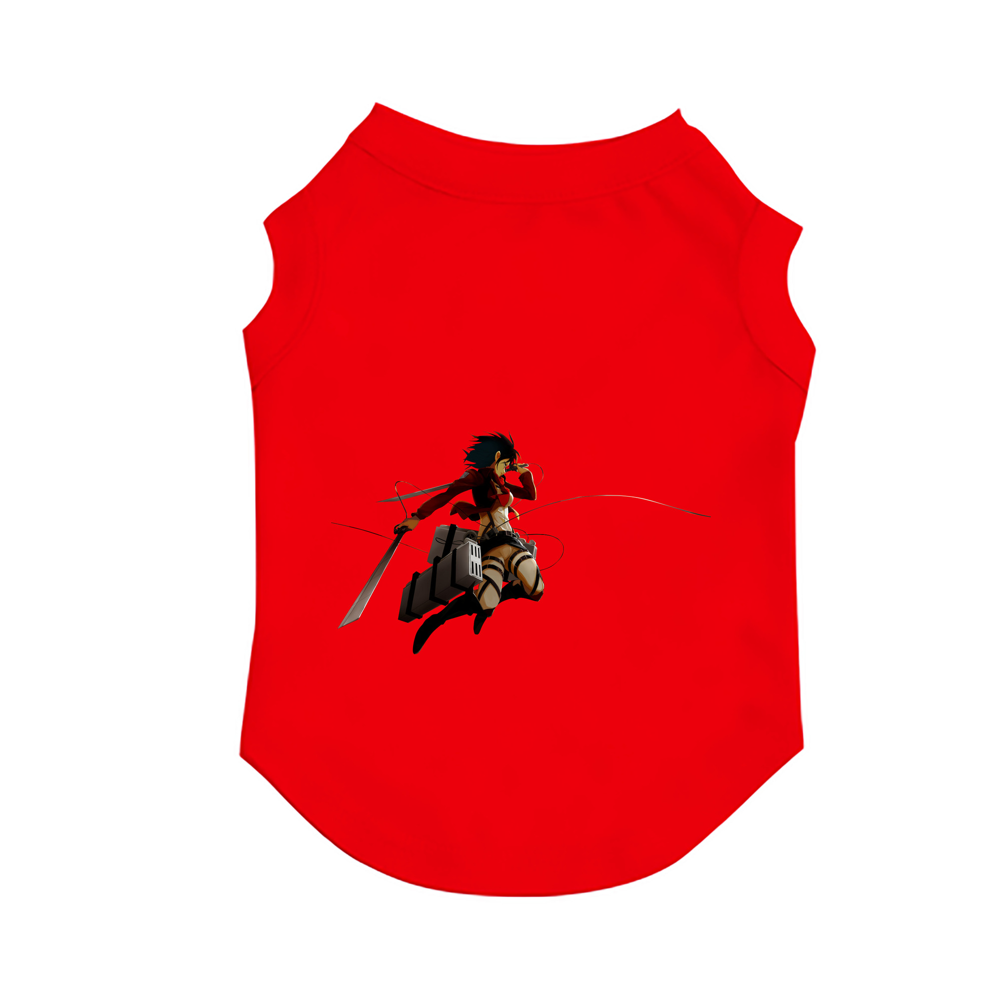 （画像用） 進撃の巨人 ミカサ·アッカーマン Attack on Titan Mikasa Ackerman ペット用ベスト