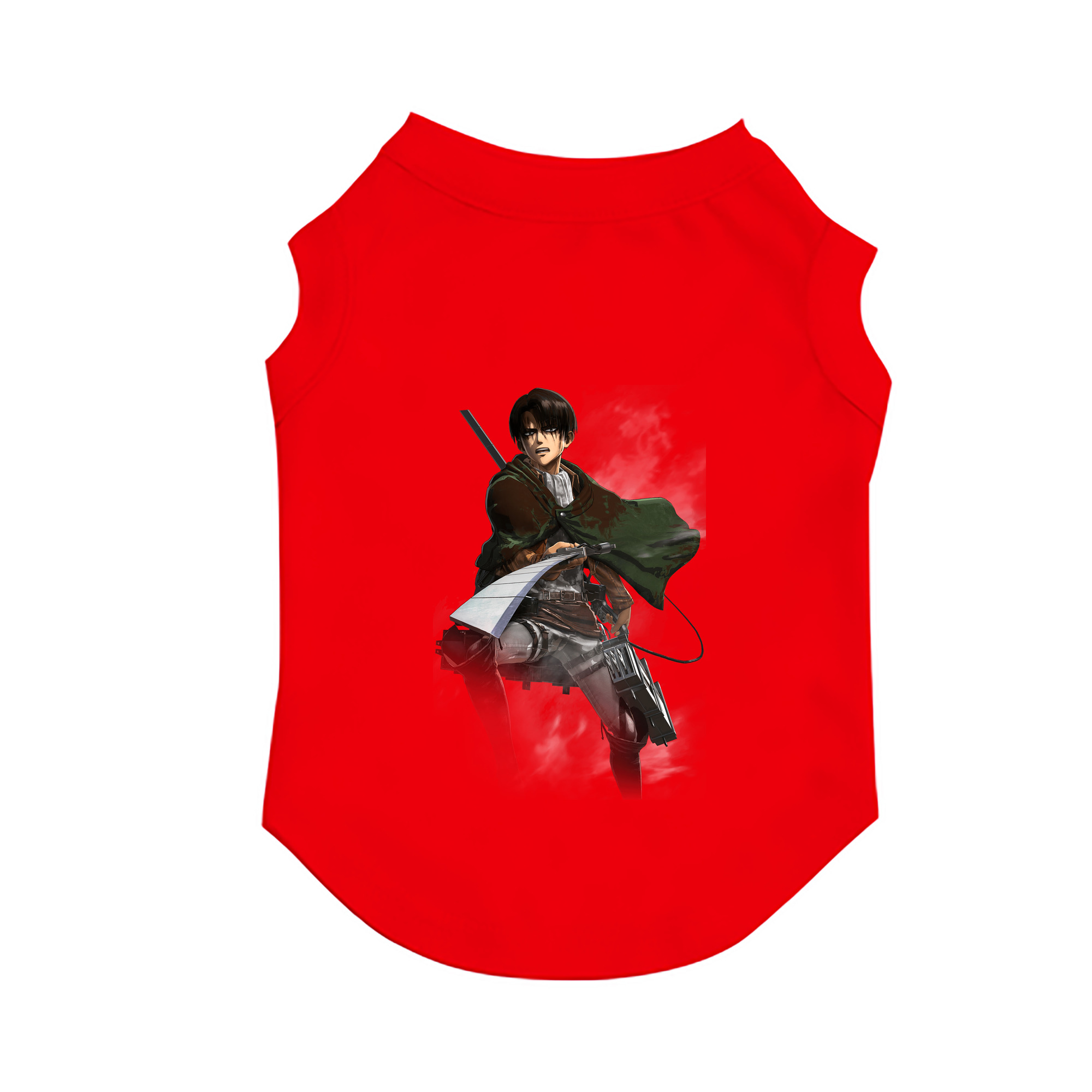 （画像用） 進撃の巨人 リヴァイ·アッカーマン Attack on Titan Levi Ackerman ペット用ベスト