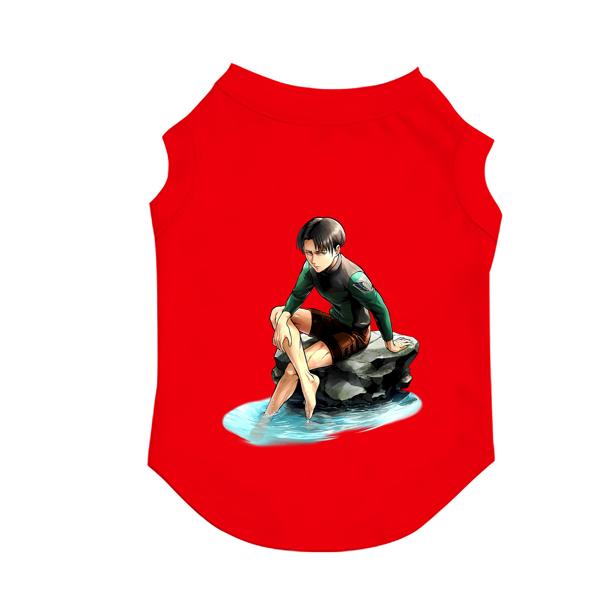 （画像用） 進撃の巨人 リヴァイ·アッカーマン Attack on Titan Levi Ackerman ペット用ベスト