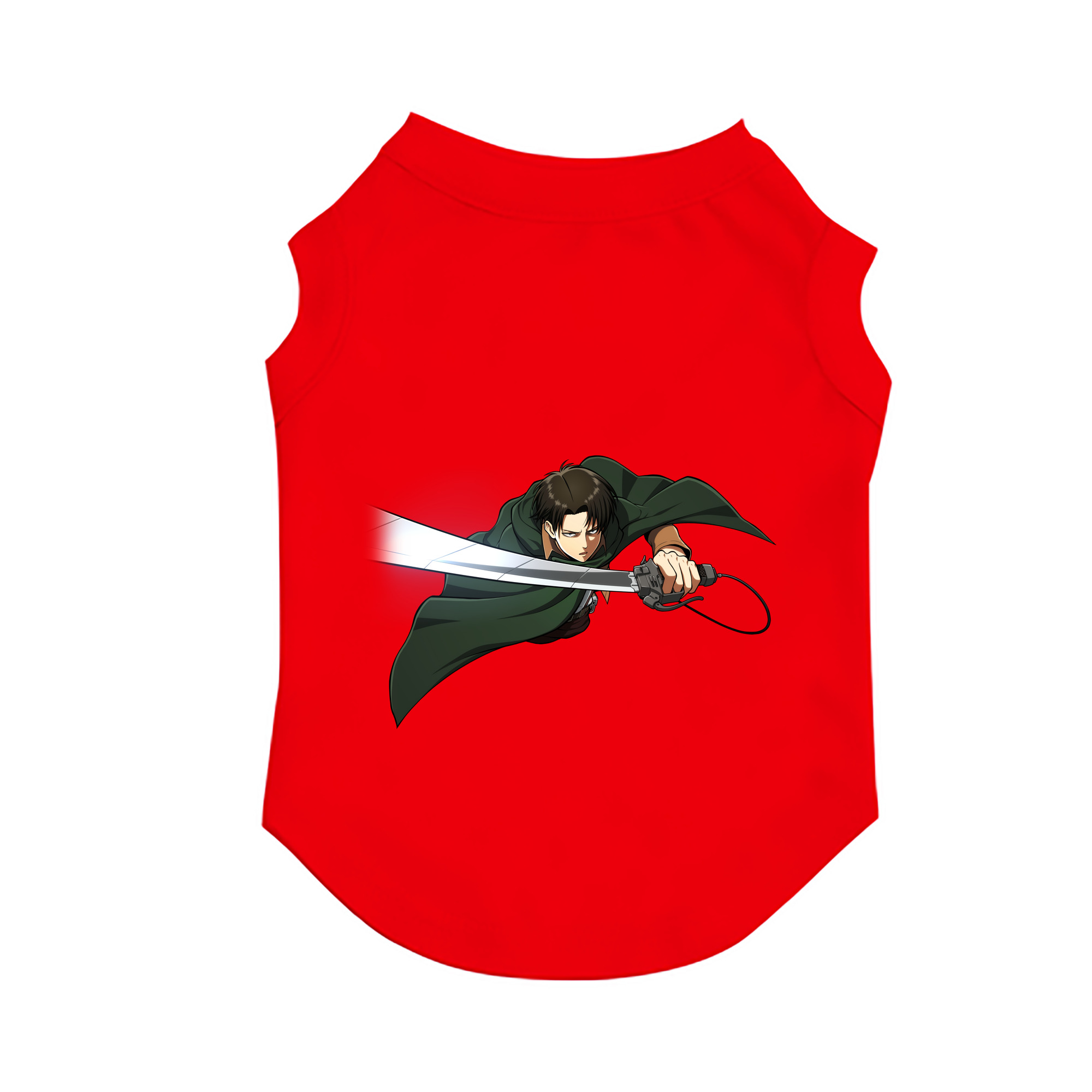 （画像用） 進撃の巨人 リヴァイ·アッカーマン Attack on Titan Levi Ackerman ペット用ベスト