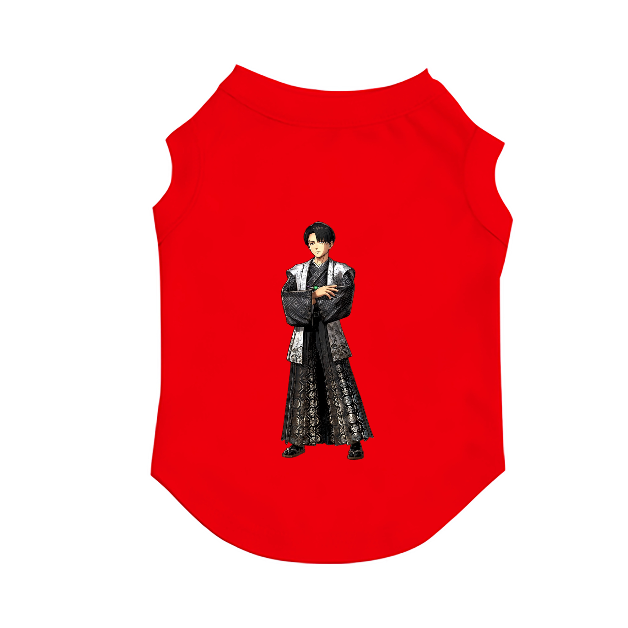 （画像用） 進撃の巨人 リヴァイ·アッカーマン Attack on Titan Levi Ackerman ペット用ベスト