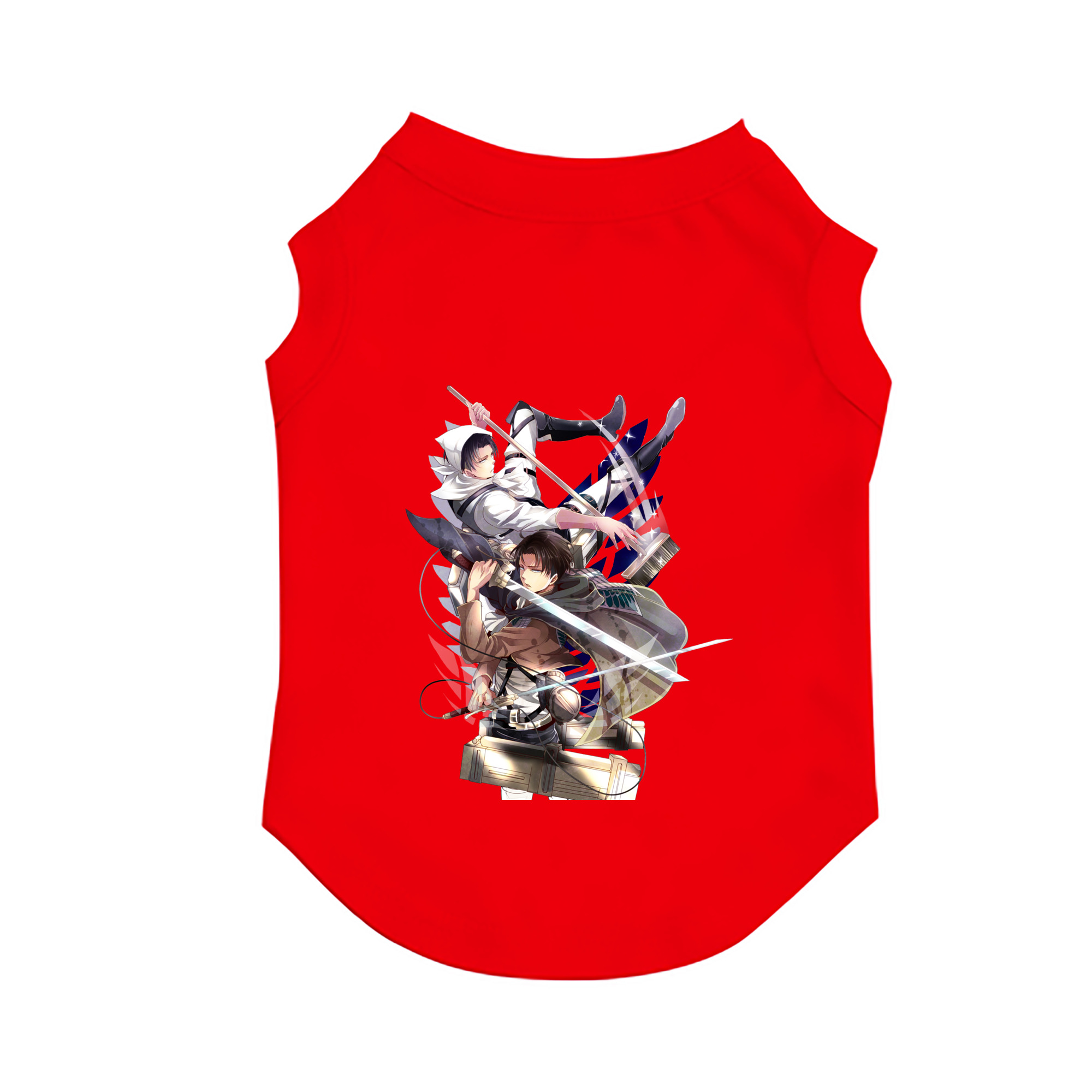 （画像用） 進撃の巨人 リヴァイ·アッカーマン Attack on Titan Levi Ackerman ペット用ベスト