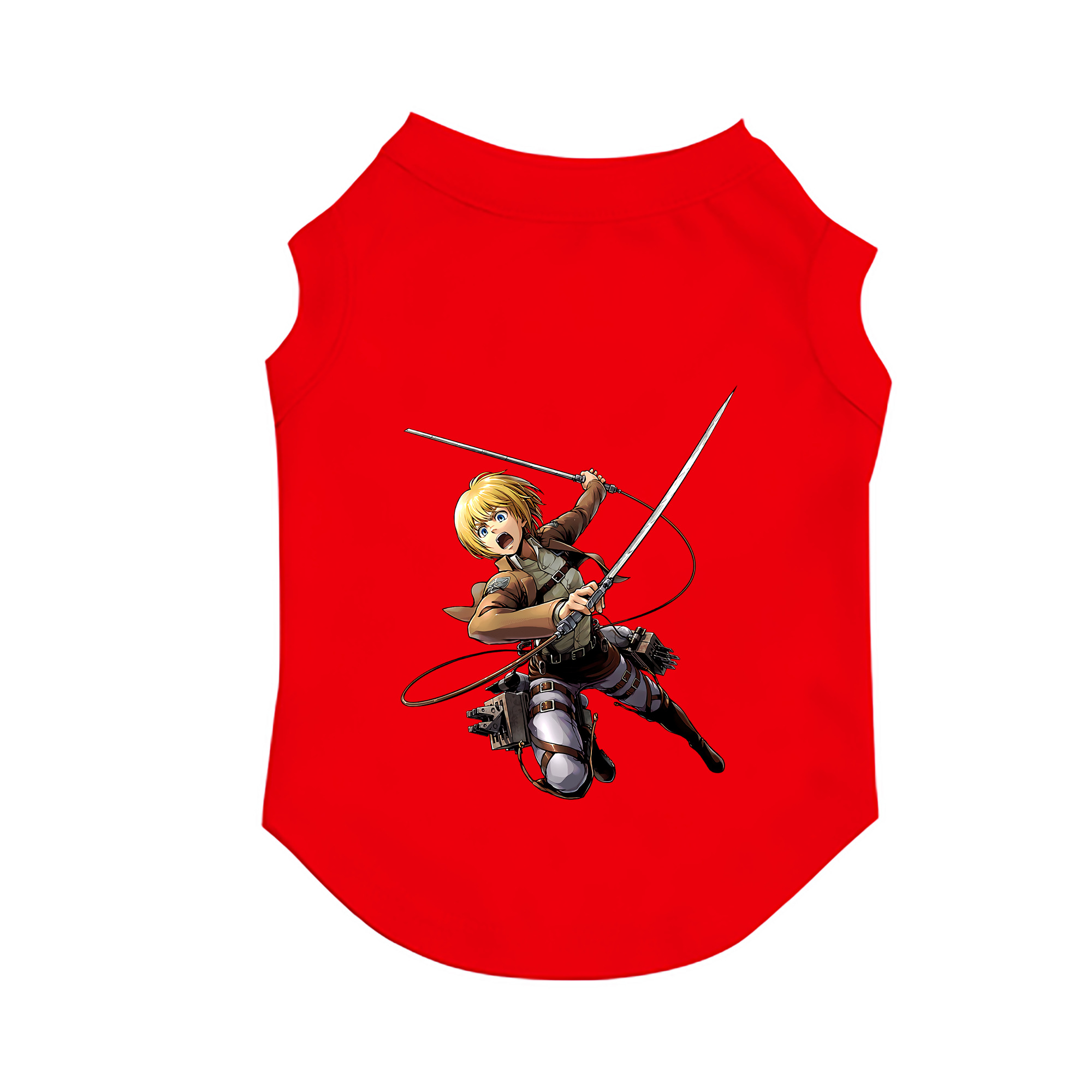 （画像用） 進撃の巨人 アルミン·アルレルト Attack on Titan Armin Arlert ペット用ベスト