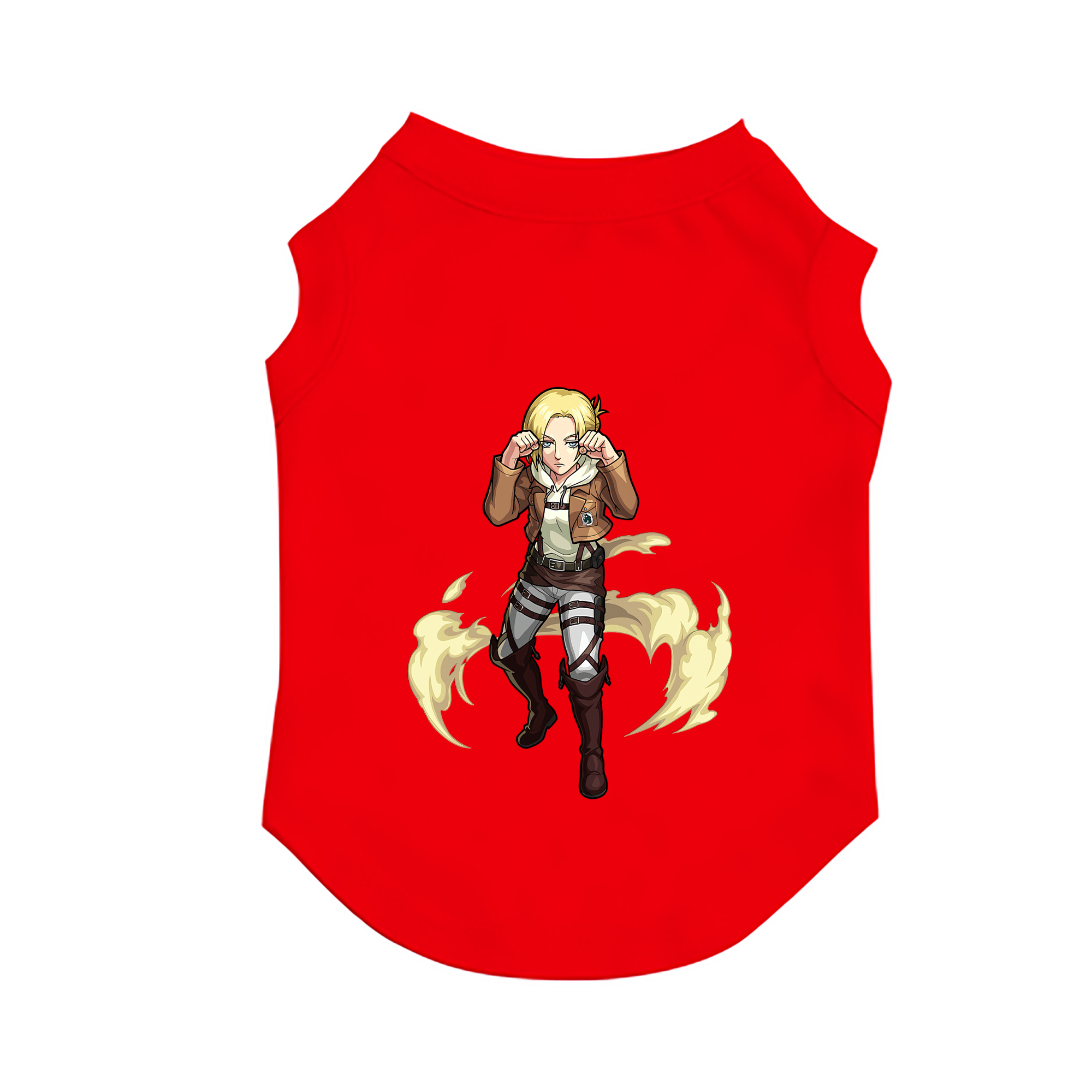 （画像用） 進撃の巨人 アニ・レオンハート Attack on Titan Annie Leonhart ペット用ベスト