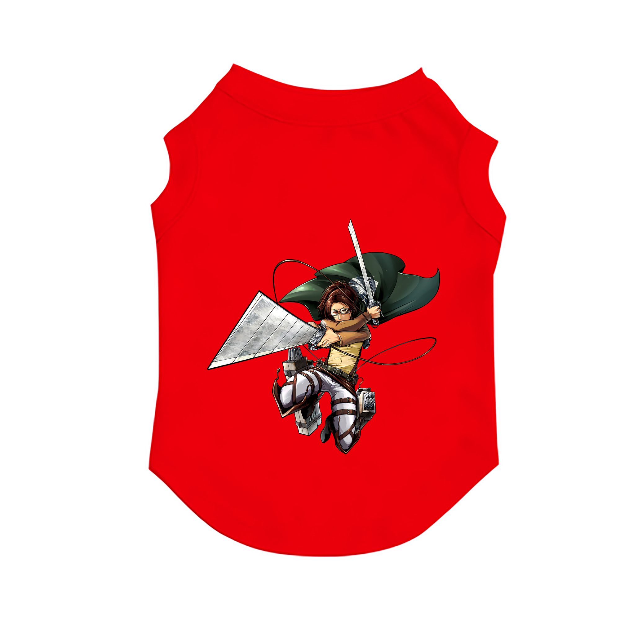 （画像用） 進撃の巨人 ハンジ·ゾエ Attack on Titan Hanji Zoe ペット用ベスト